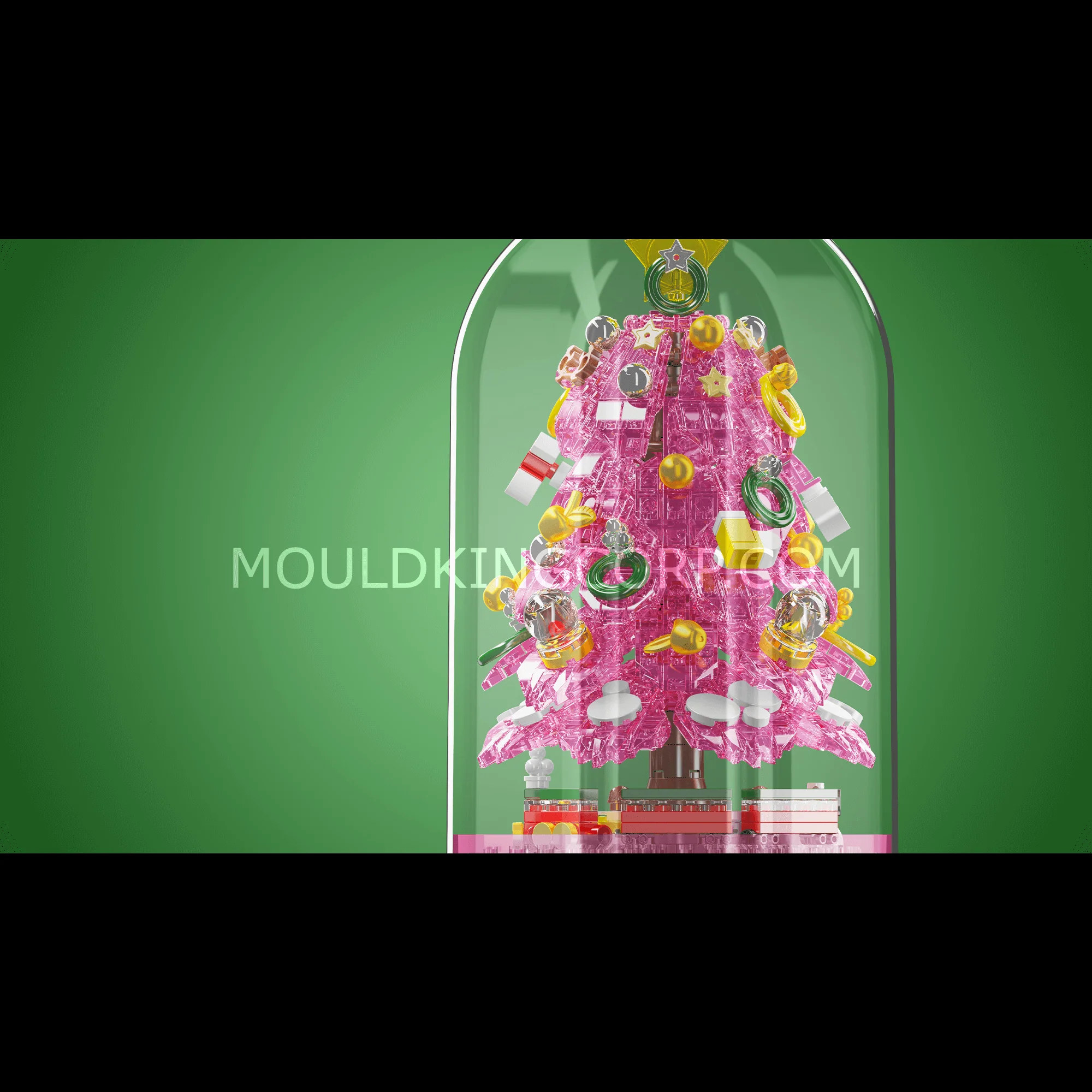 Mould King  10090 Christmas Tree Music Box Building Set | 688 PCS - Image 11