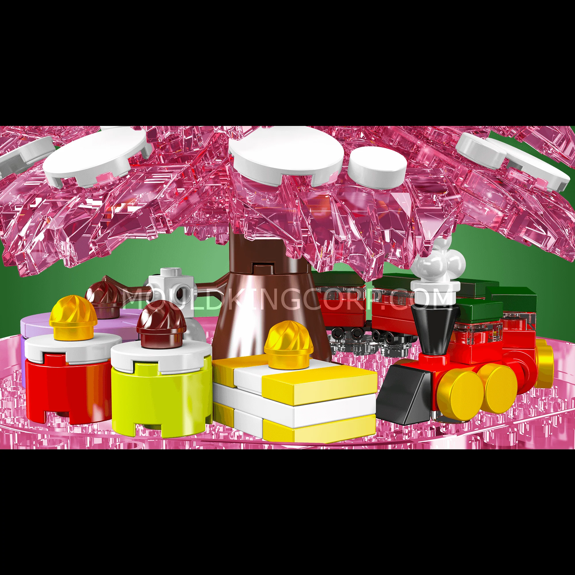Mould King  10090 Christmas Tree Music Box Building Set | 688 PCS - Image 9