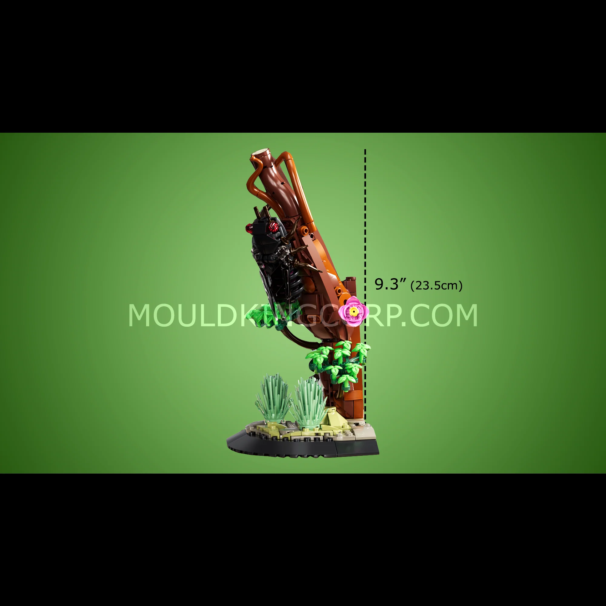 Mould King 10177 Cicada on Tree Branch Building Set | 415 Pcs - Image 4