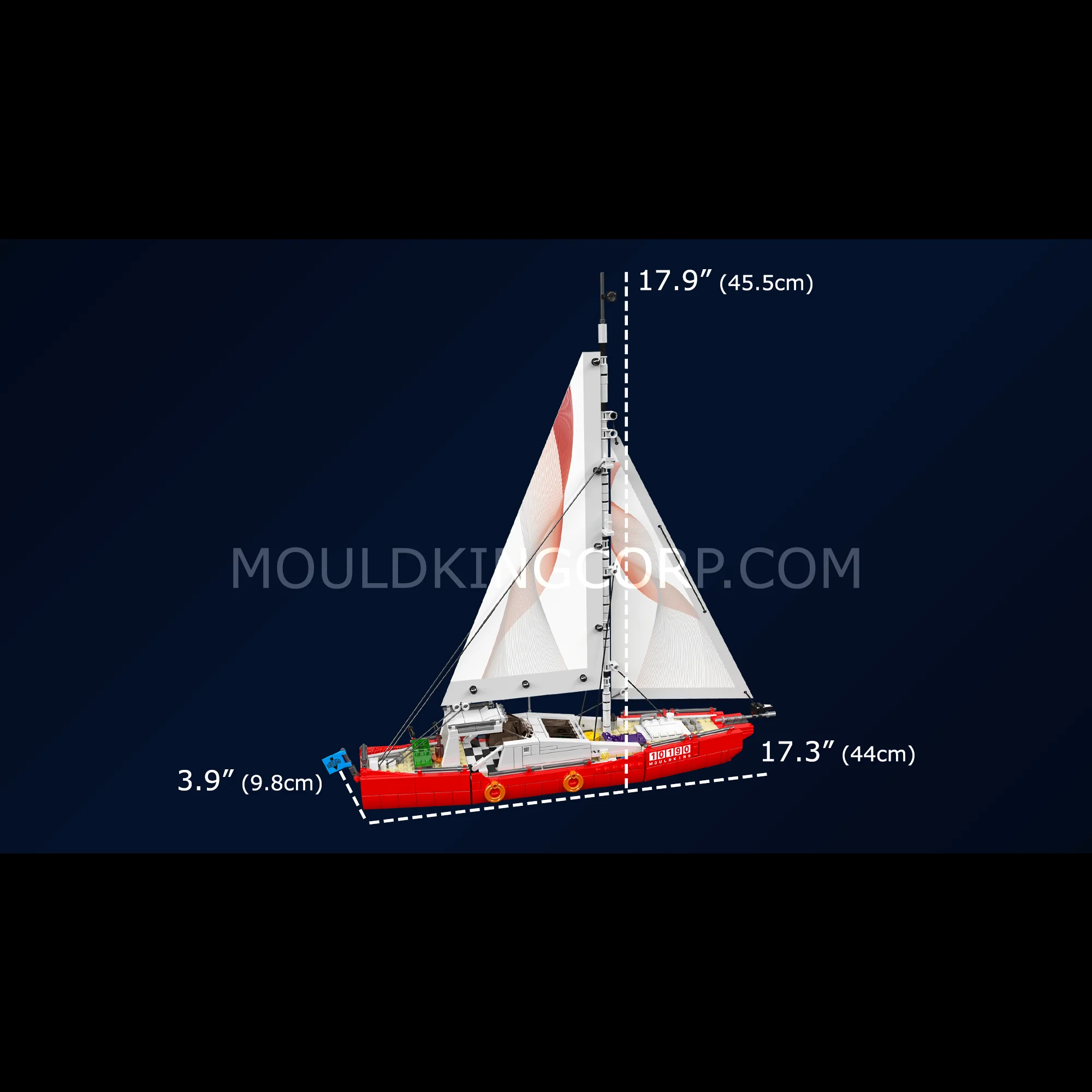 Mould King 10190 Modern Ocean Cruiser Building Set | 767 Pcs - Image 6