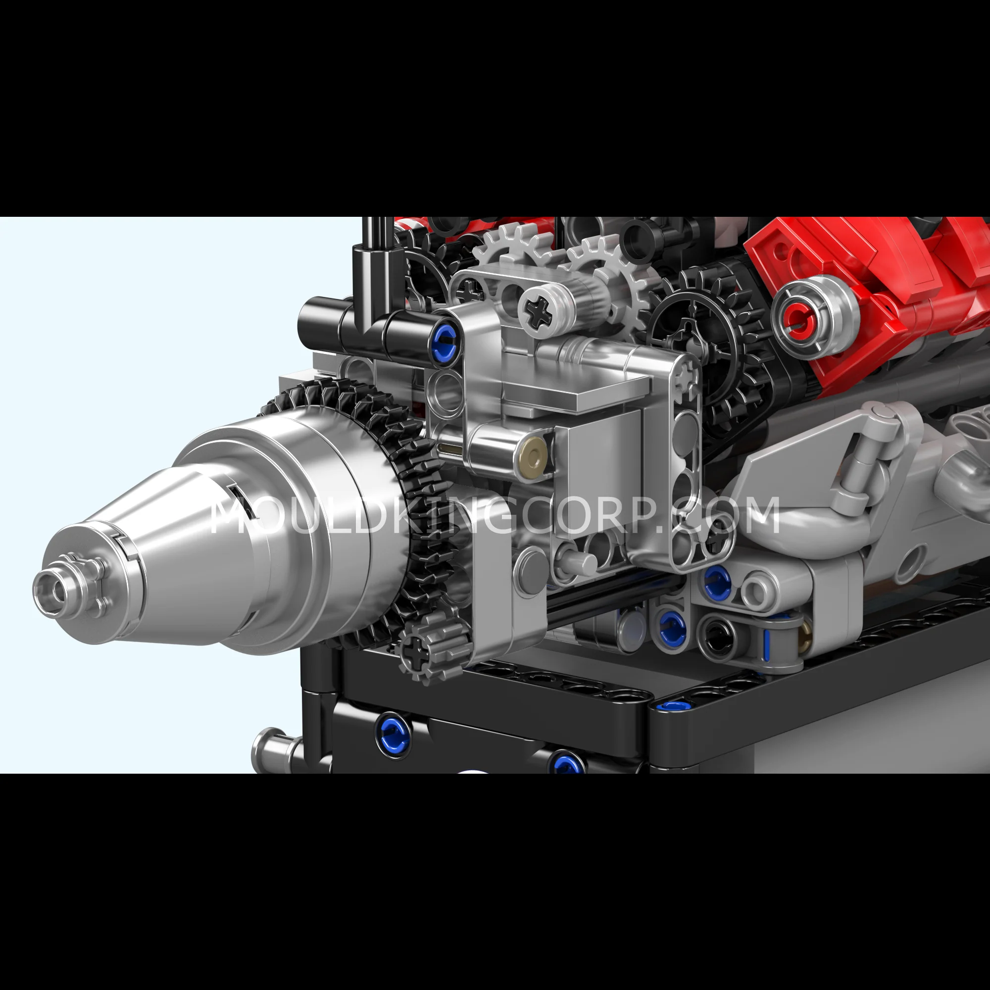 Mould King 10204 Italian V8 Engine Building Set | 750 Pcs - Image 2
