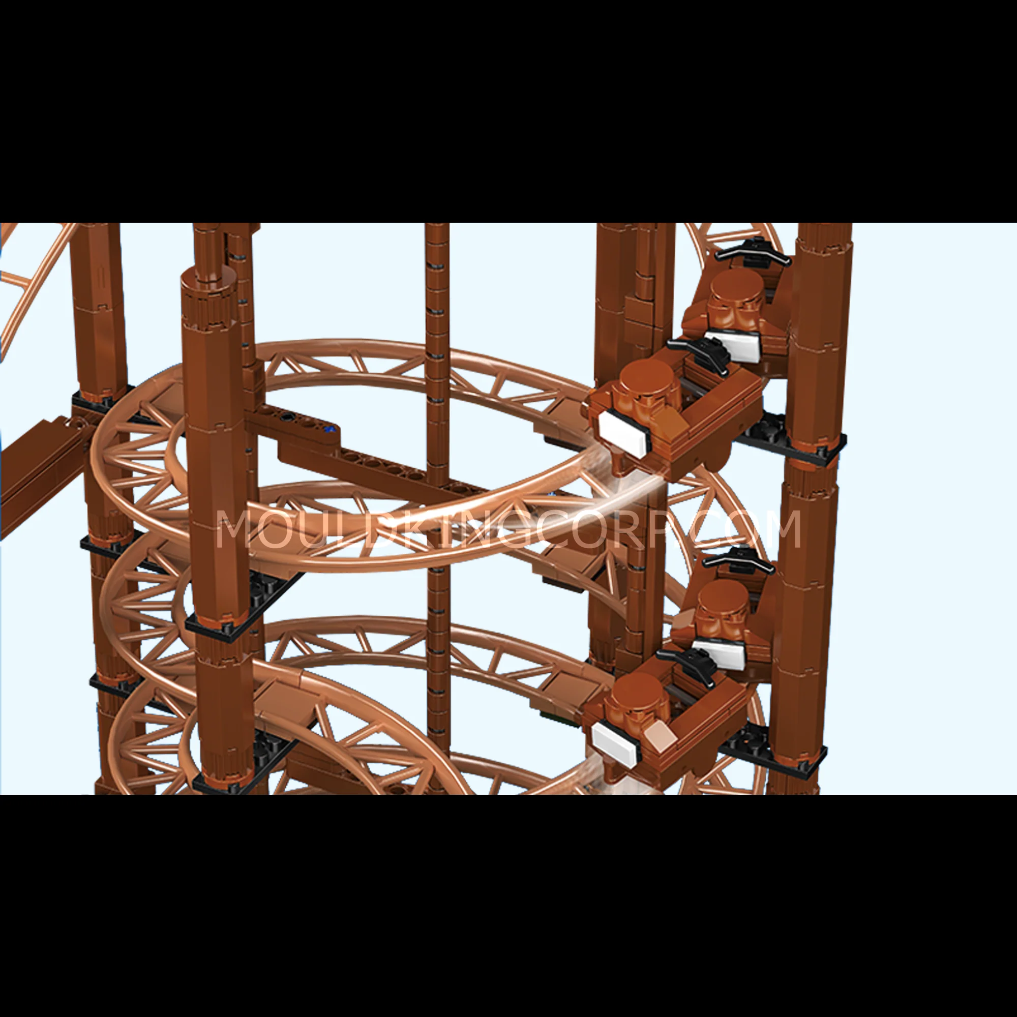 Mould King 11013 Double Helix Roller Coaster Building Set | 2,174 Pcs - Image 5
