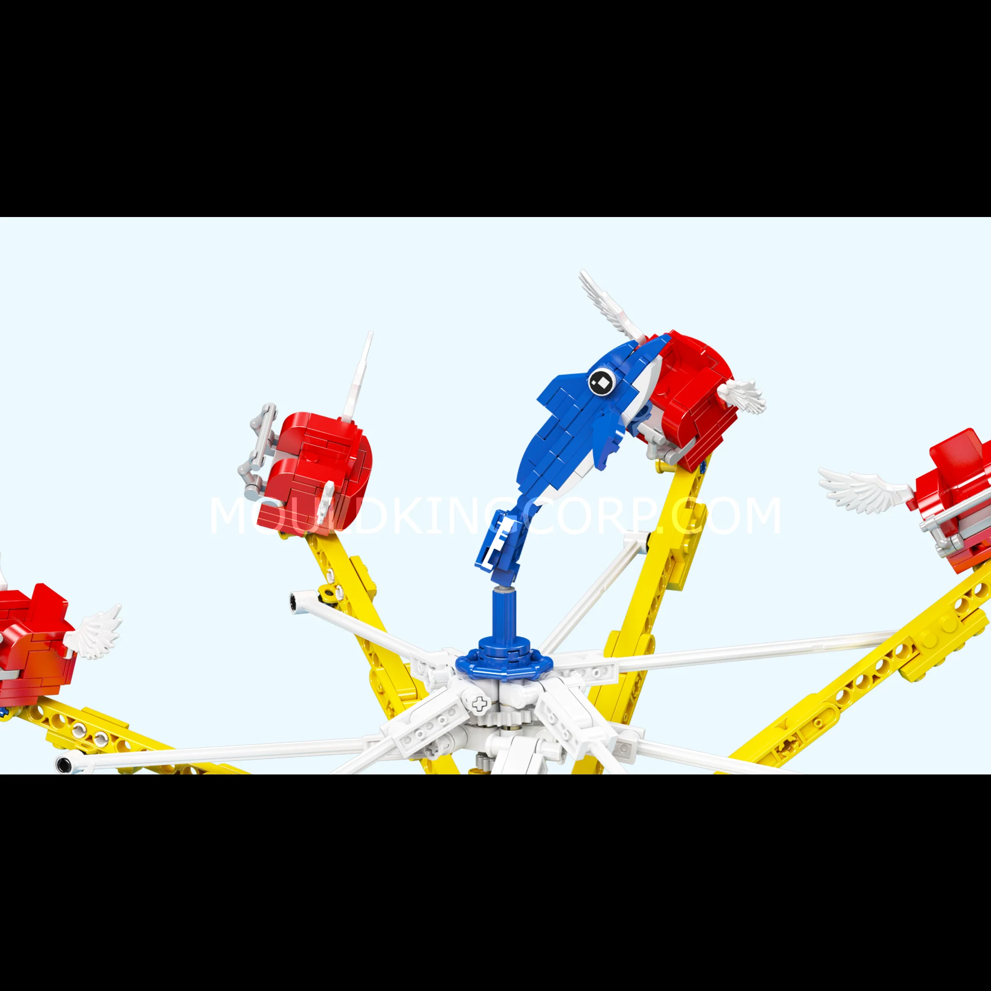 Mould King 11028 Motorized Dolphin Spin Ride Building Set | 1,893 Pcs - Image 3