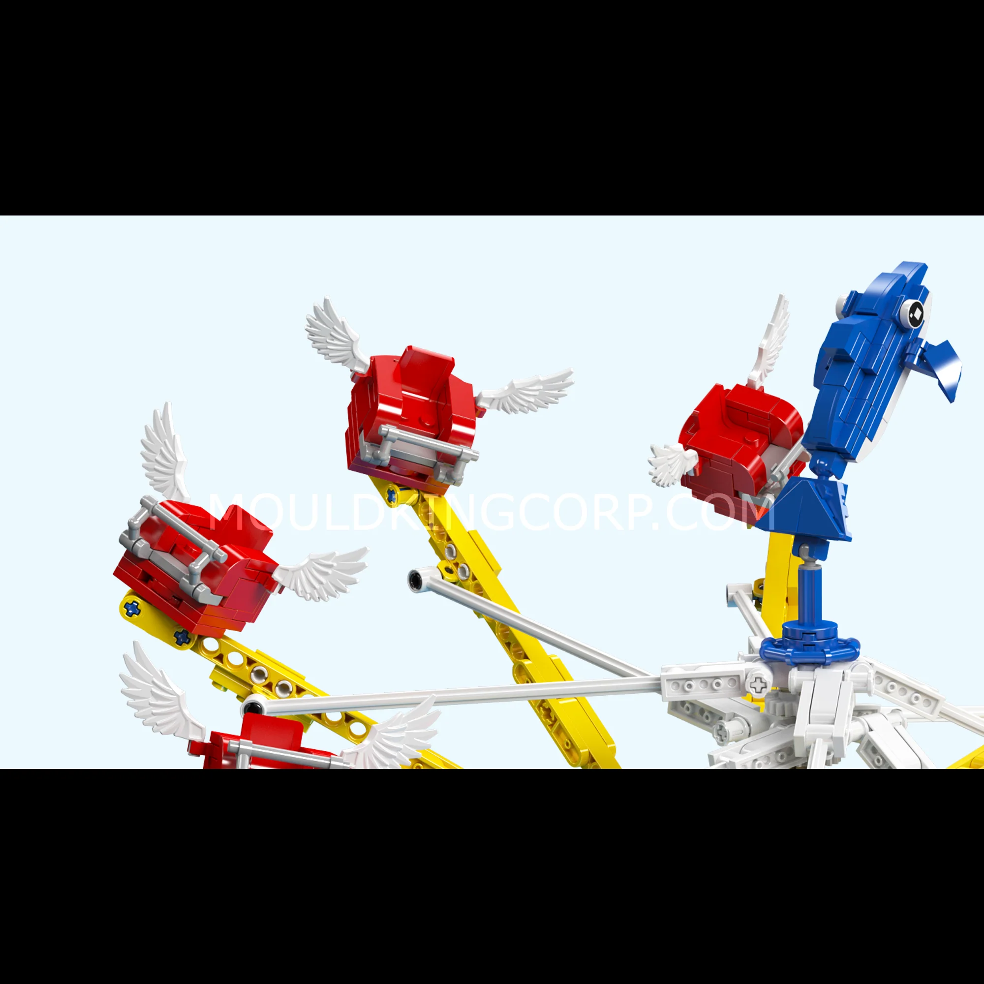 Mould King 11028 Motorized Dolphin Spin Ride Building Set | 1,893 Pcs - Image 4