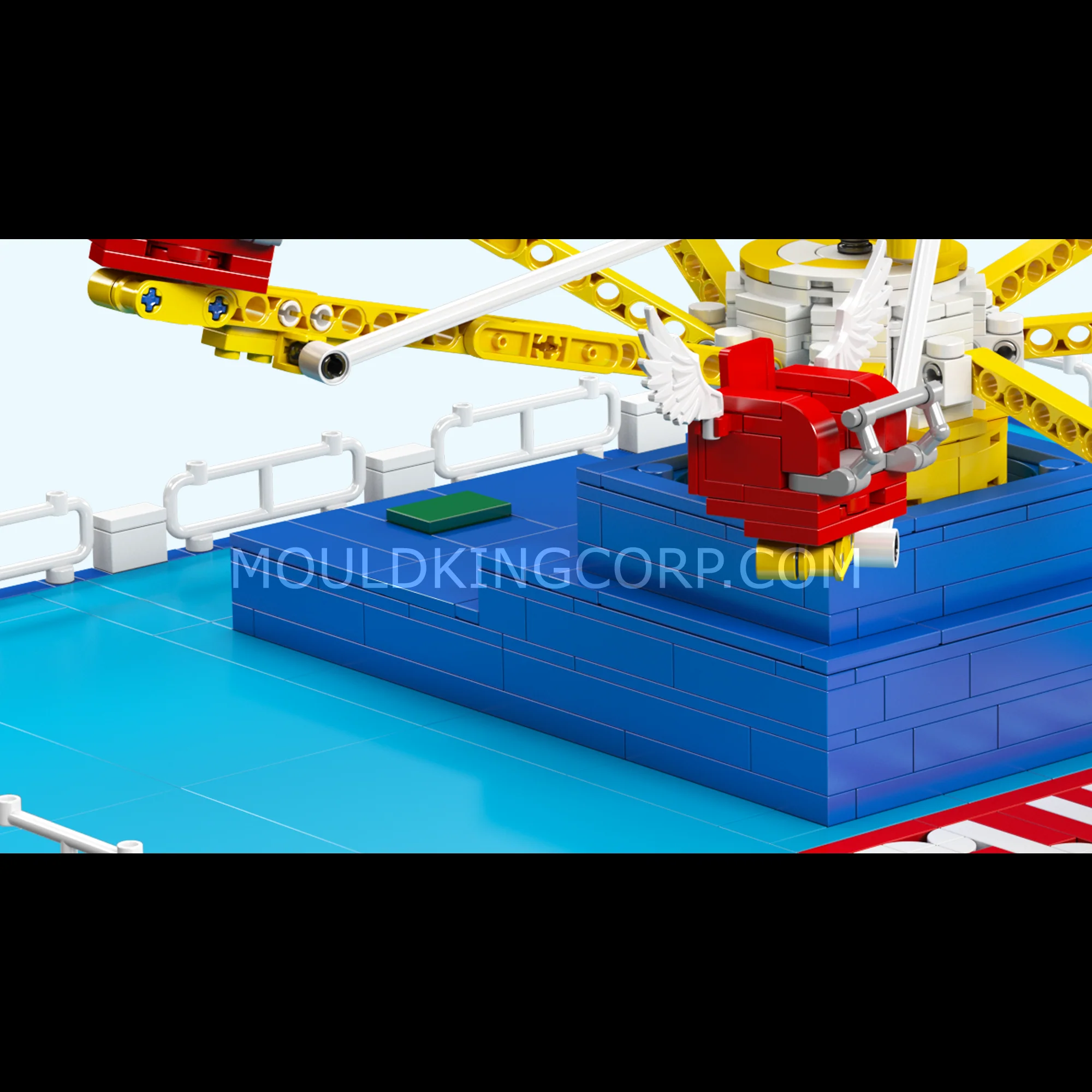 Mould King 11028 Motorized Dolphin Spin Ride Building Set | 1,893 Pcs - Image 5