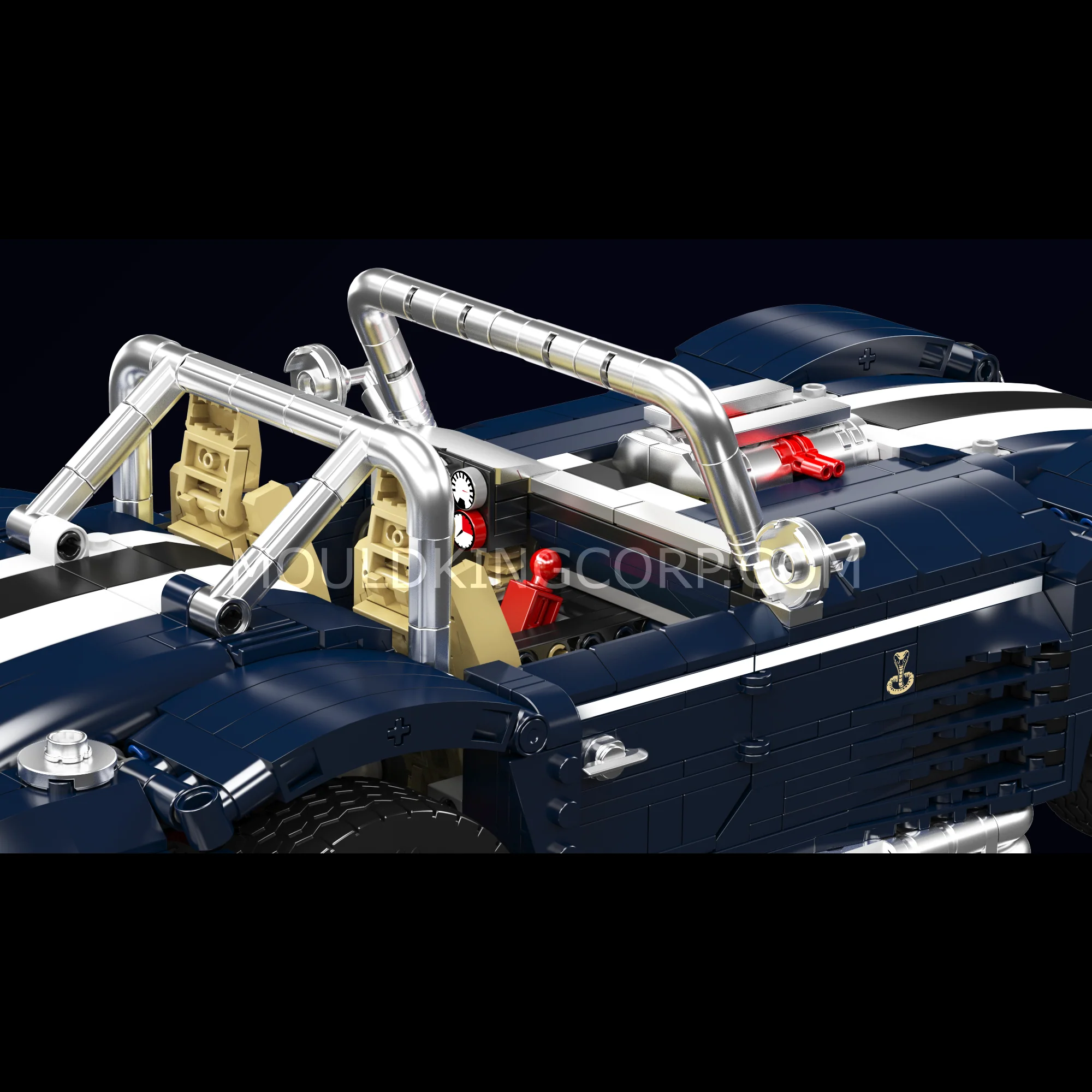 Mould King 13215 Remote Control Classic Roadster Building Set | 1,754 Pcs - Image 2