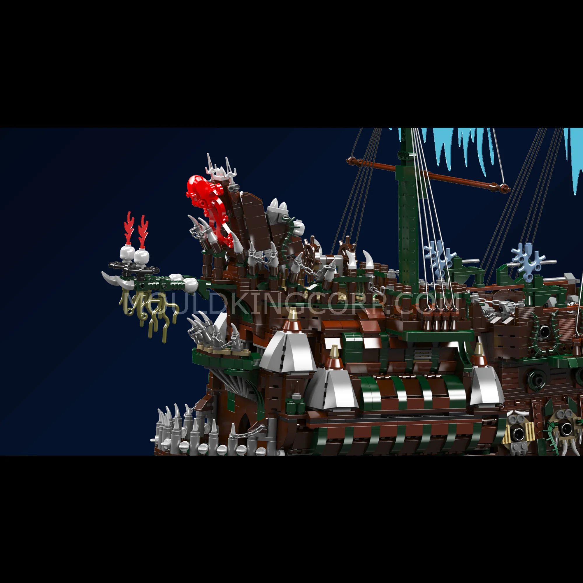 Mould King 13218 The Flying Dutchman Ghost Ship Building Set | 4,244 Pcs - Image 5