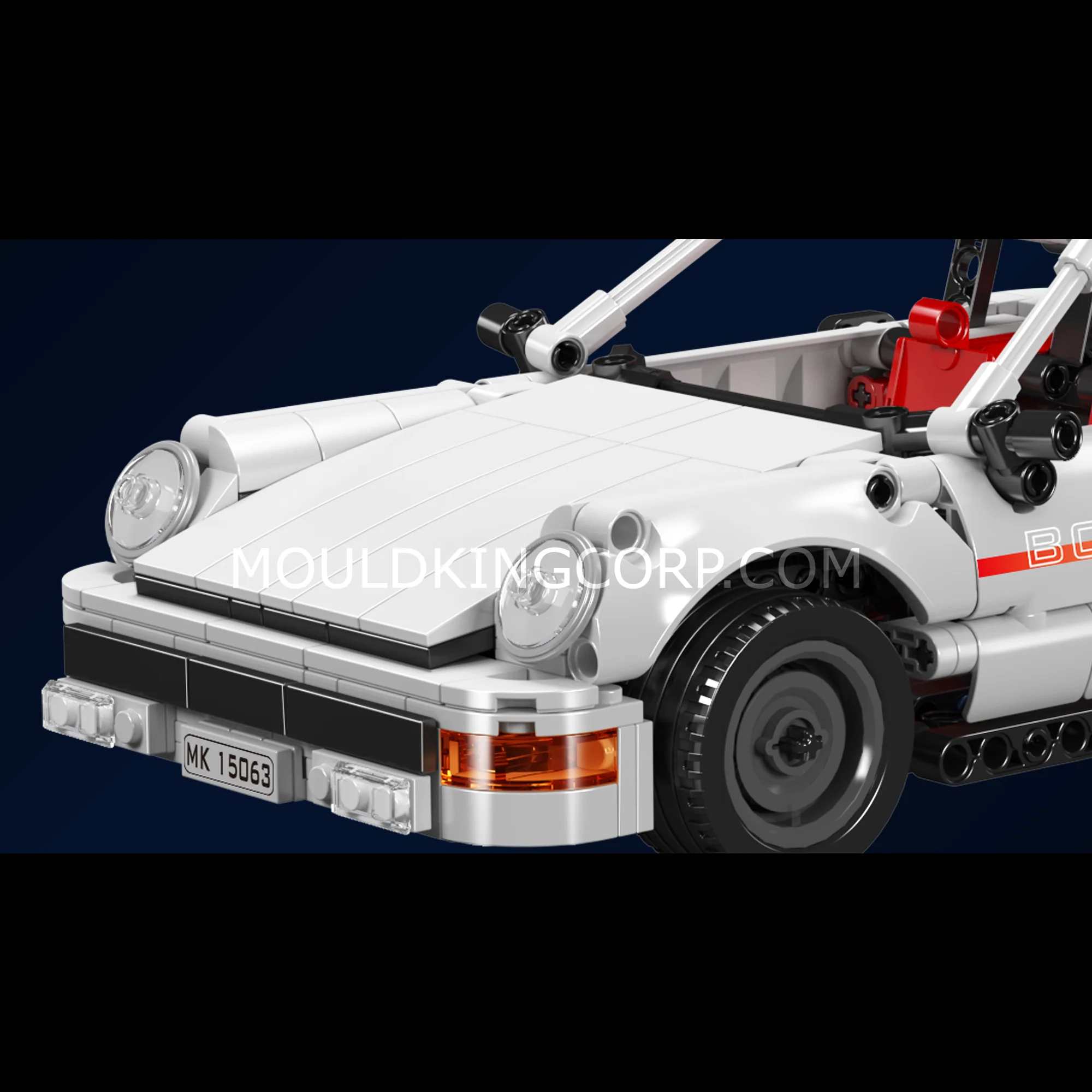 Mould King 15063 911 Pull-Back Sports Car Building Set | 824 Pcs - Image 3