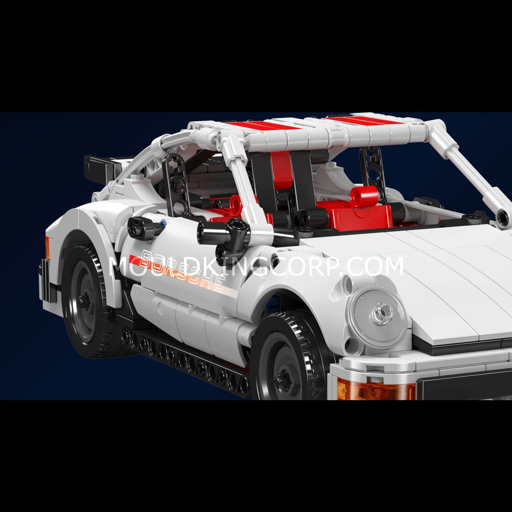 Mould King 15063 911 Pull-Back Sports Car Building Set | 824 Pcs - Image 4