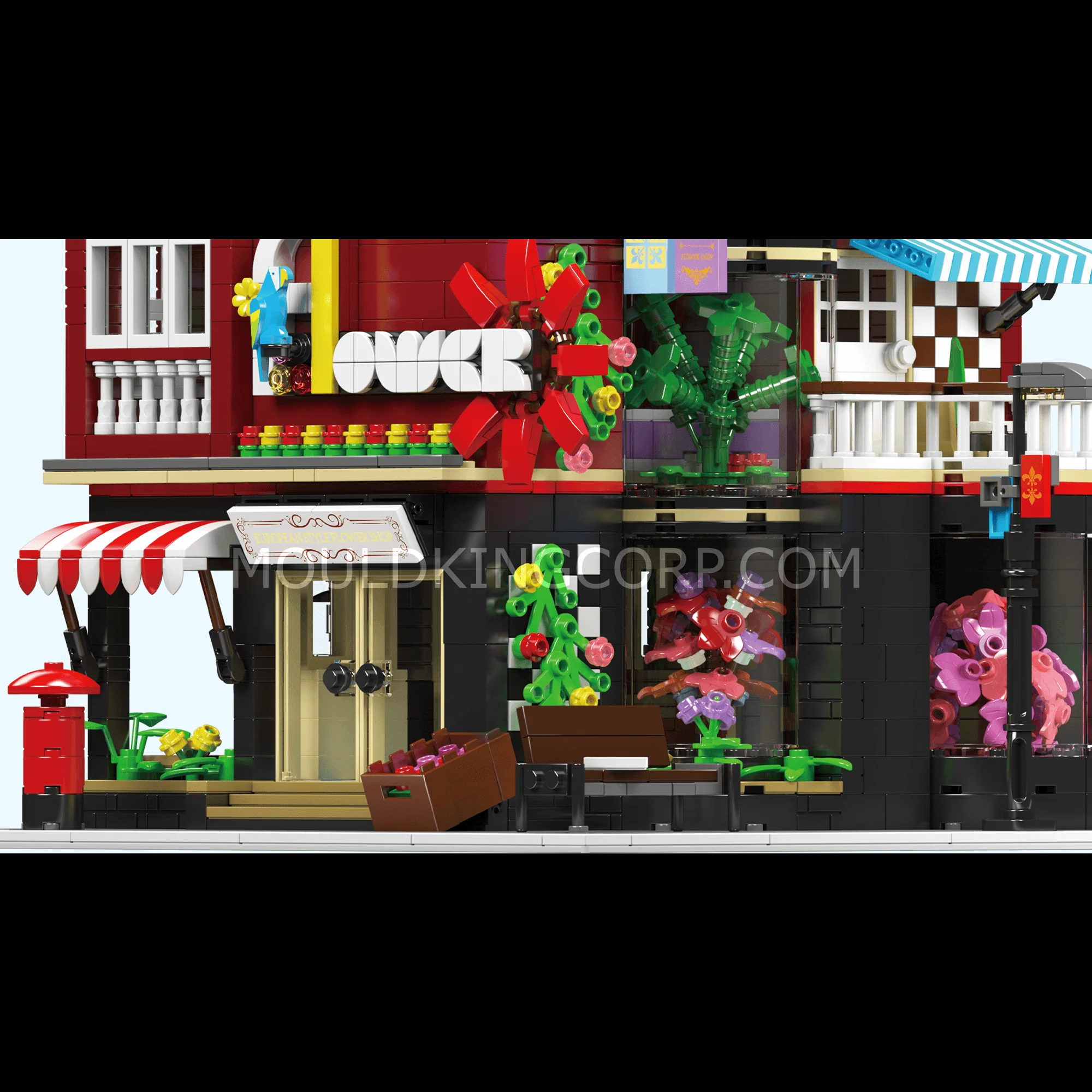 Mould King 16056 NovaTown Flower Shop Building Set | 2,291 Pcs - Image 2