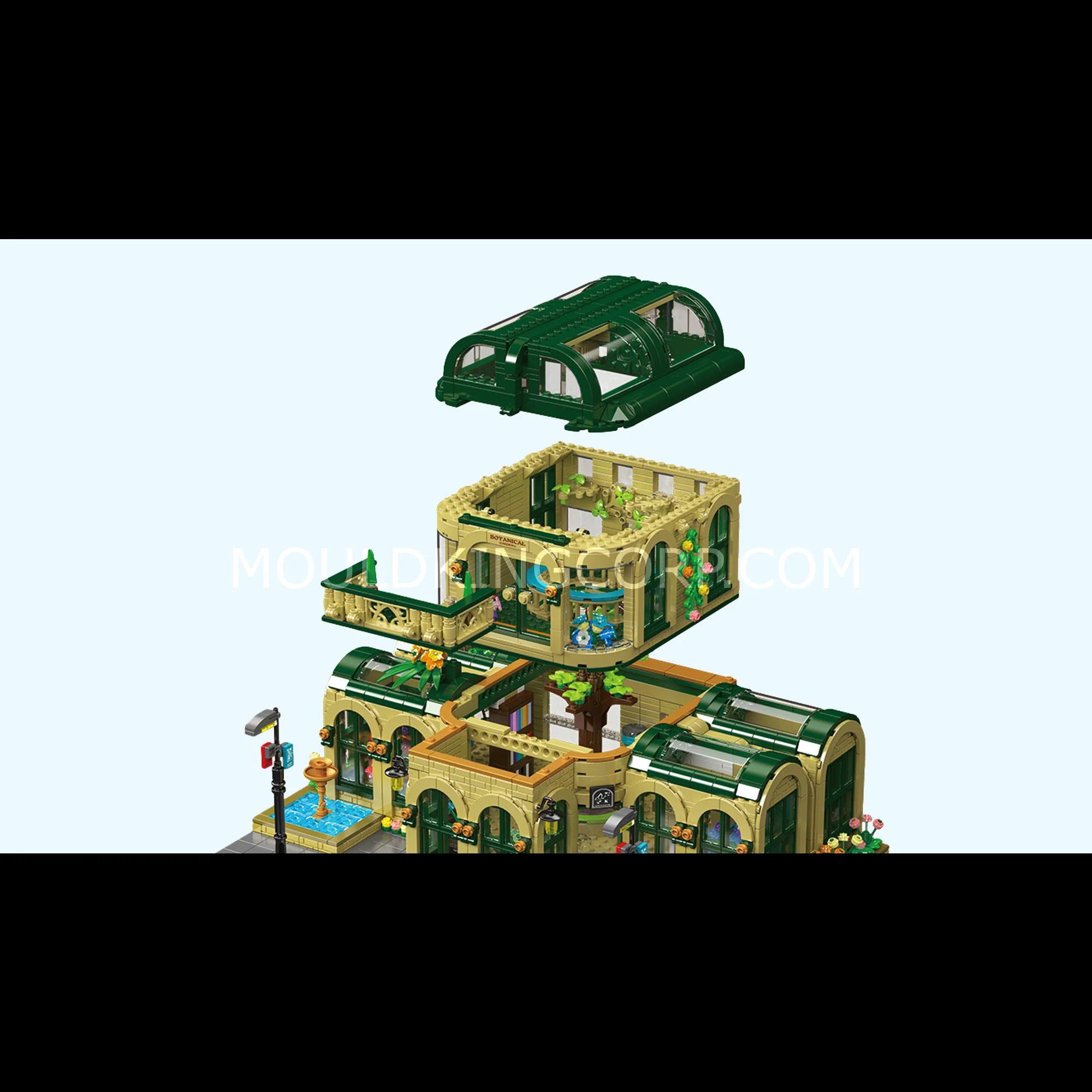 Mould King 16057 Dome Botanical Gardens Building Set | 3,383 Pcs - Image 5