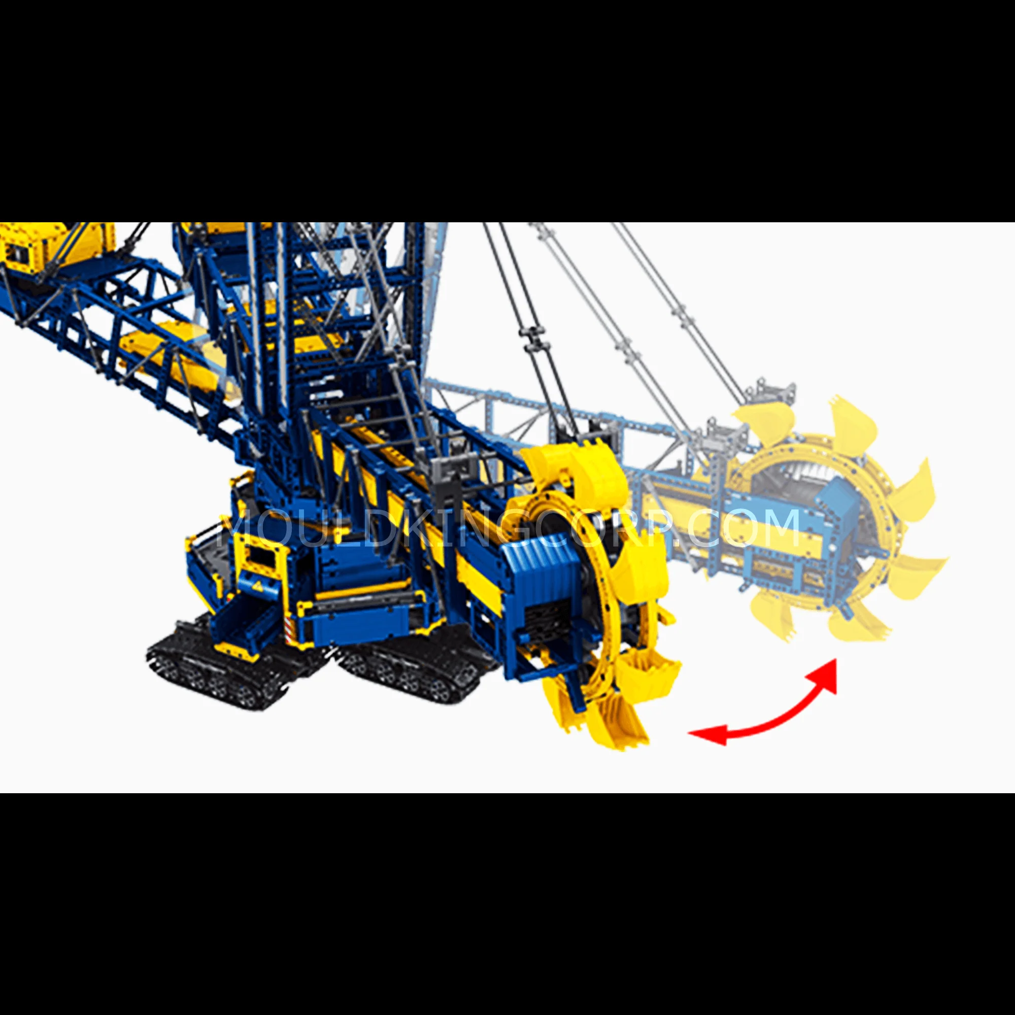 Mould King 17006 Remote Controlled Bucket Wheel Excavator Building Set | 4,588 Pcs - Image 4