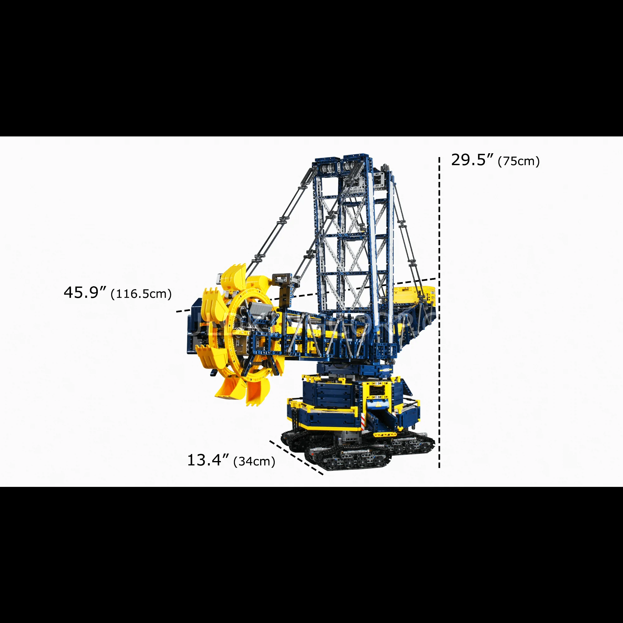 Mould King 17006 Remote Controlled Bucket Wheel Excavator Building Set | 4,588 Pcs - Image 6