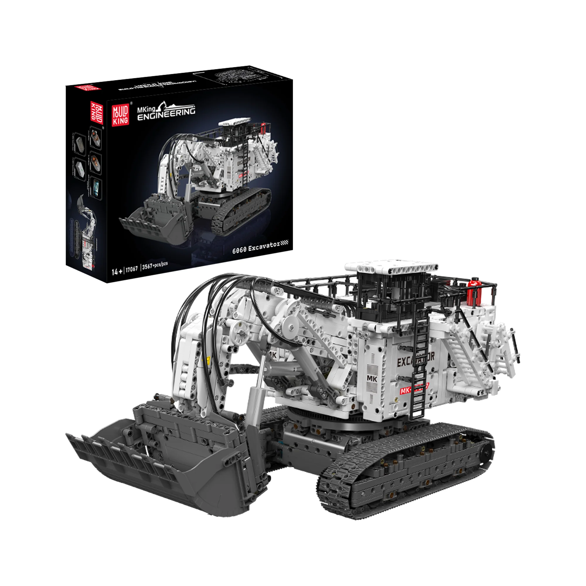 Mould King 17067 Remote Controlled Mining Excavator Building Set | 3,567 Pcs