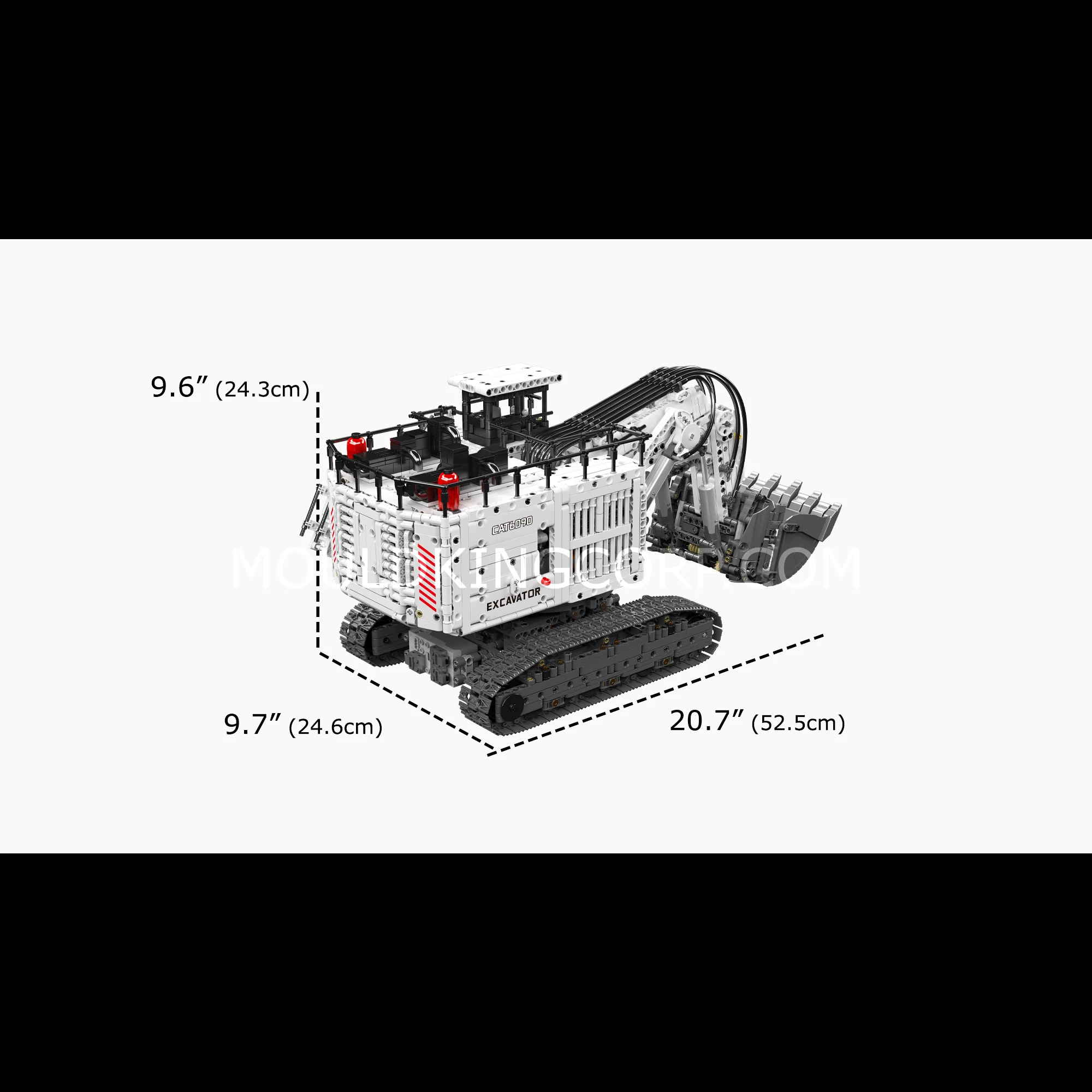 Mould King 17067 Remote Controlled Mining Excavator Building Set | 3,567 Pcs - Image 6