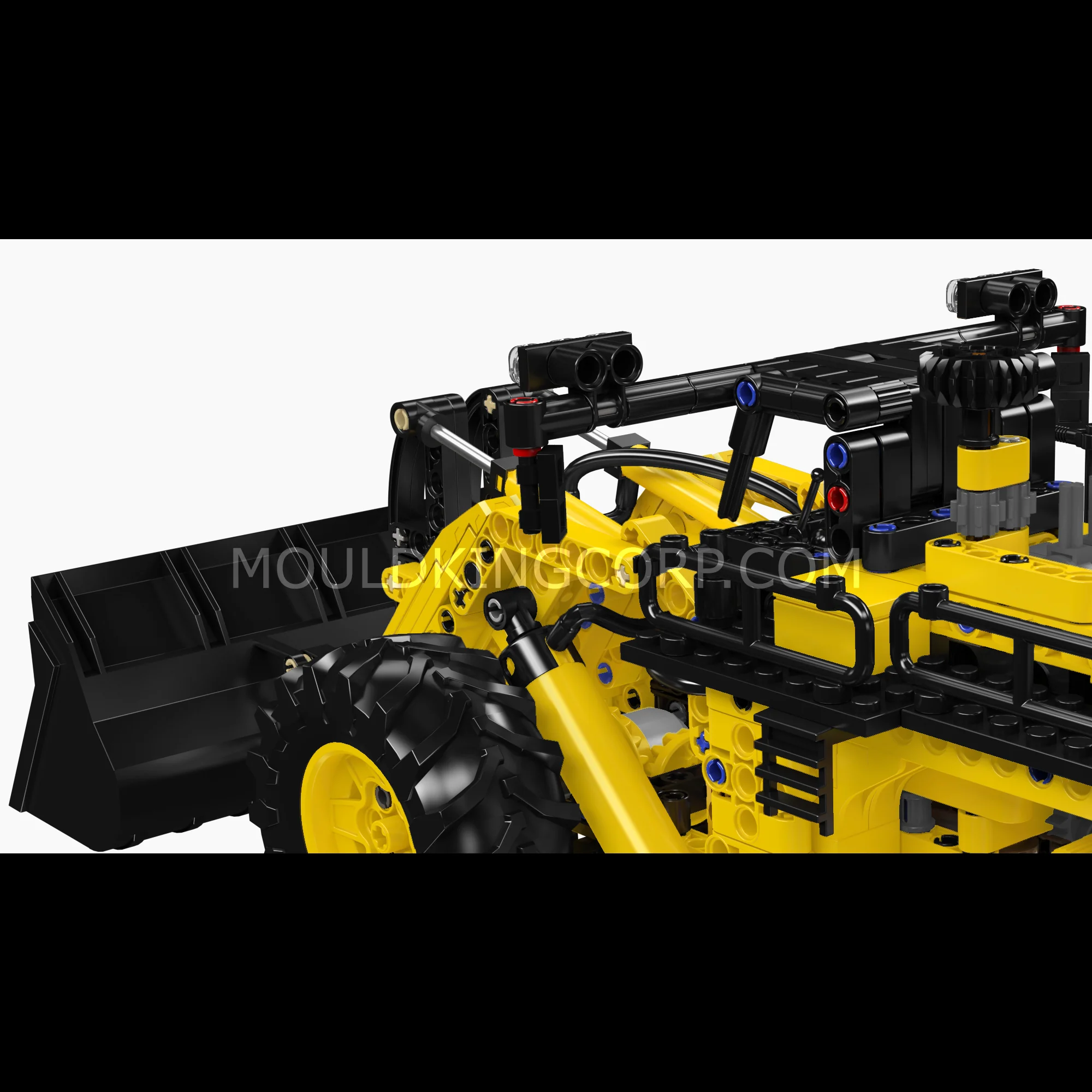 Mould King 17068 The L2350 Pneumatic Wheel Loader Building Set | 1,028 Pcs - Image 2