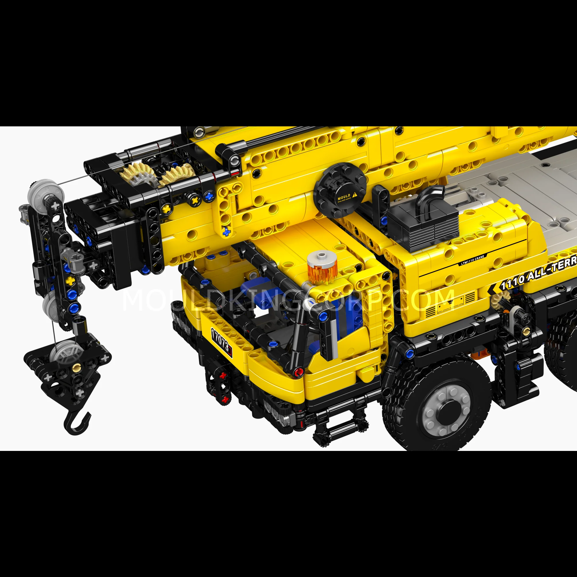 Mould King 17073/17074 LTM 1110 Mobile Crane Building Set | 3,218 Pcs - Image 2