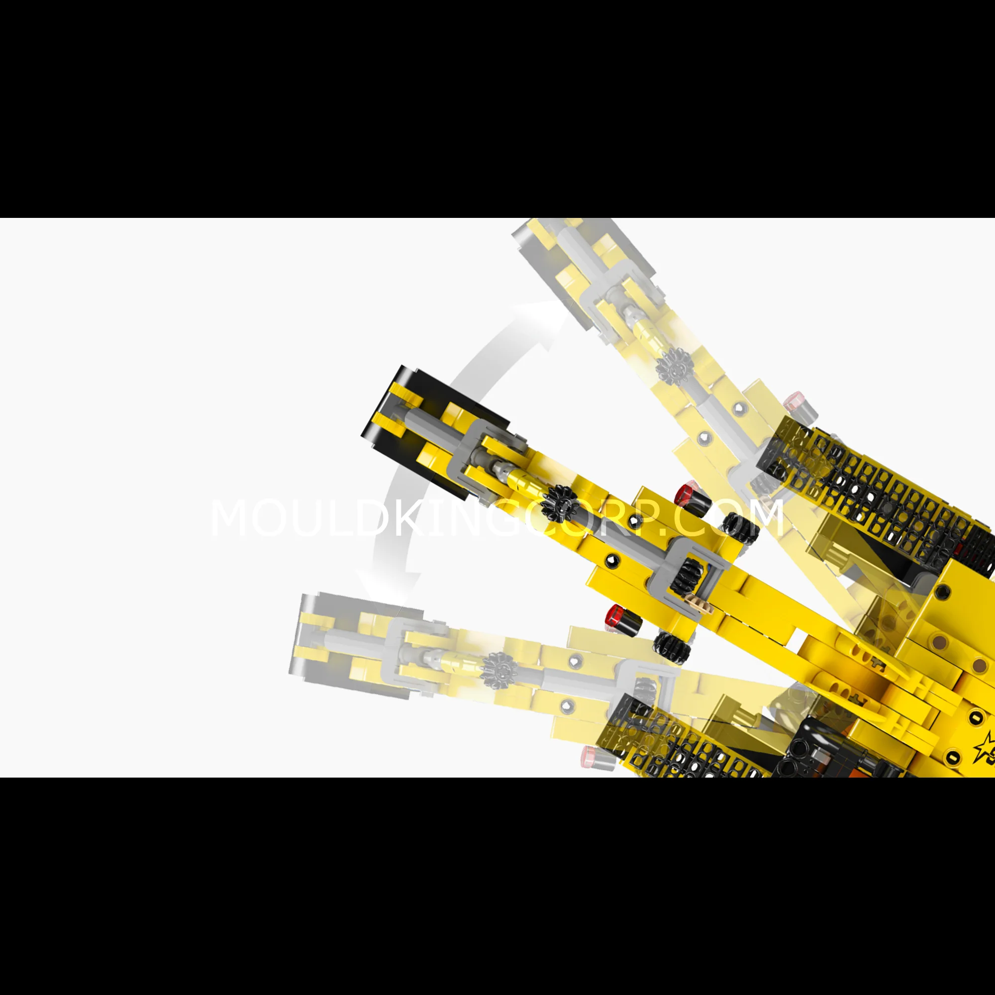 Mould King 17076 SFINX Future Excavator Building Set | 840 Pcs - Image 5