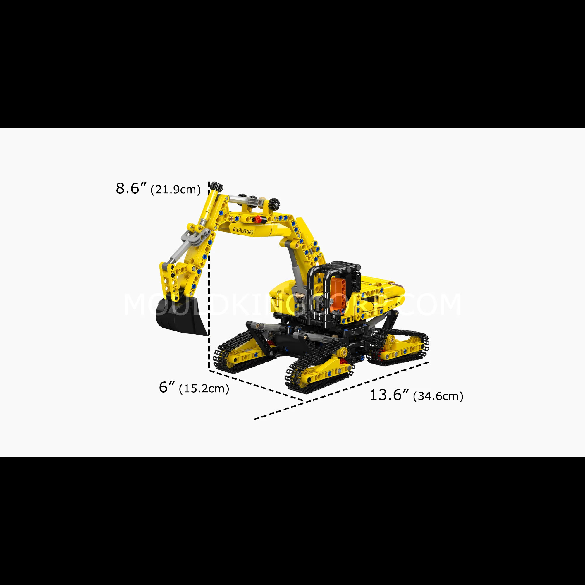 Mould King 17076 SFINX Future Excavator Building Set | 840 Pcs - Image 6