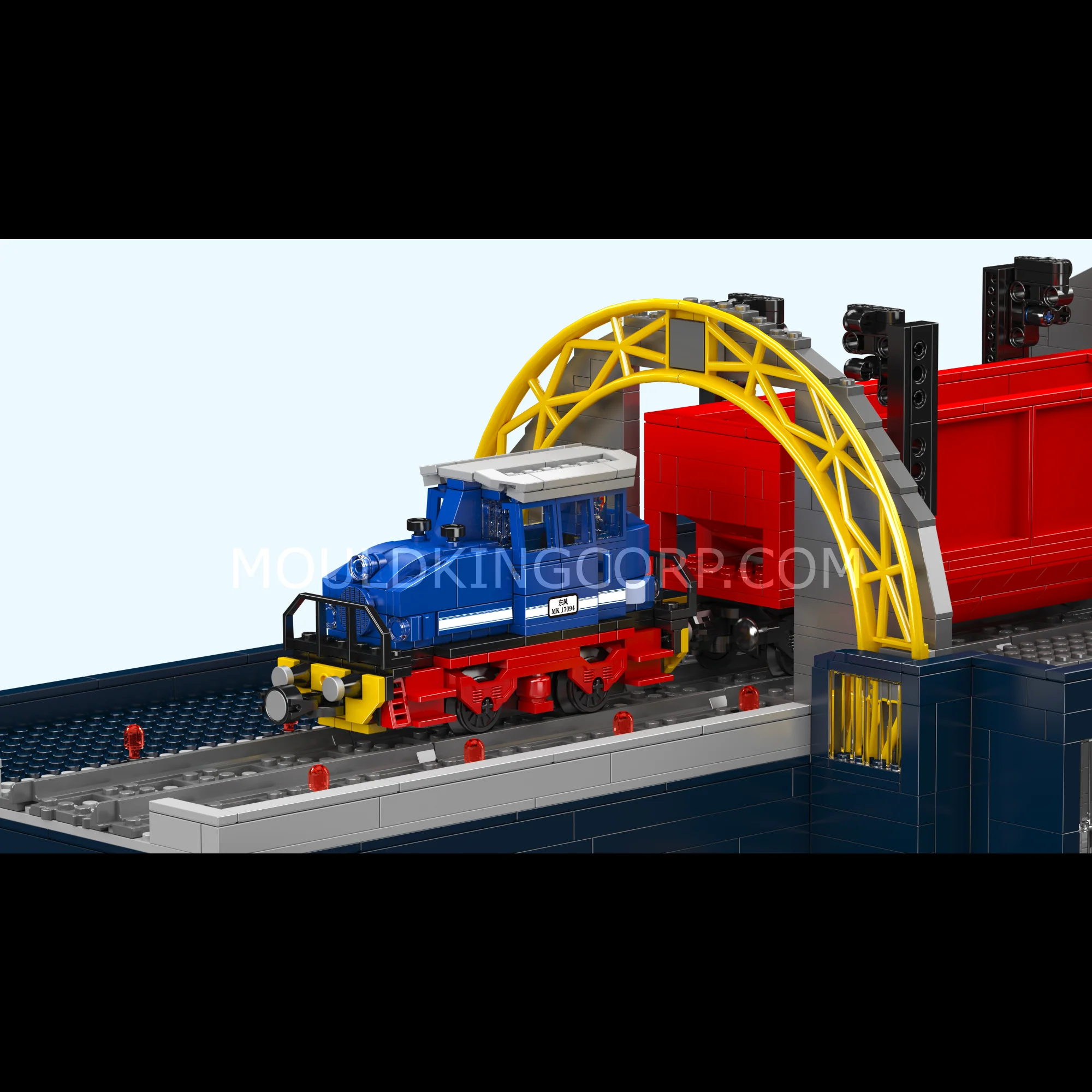 Mould King 17094 Railcar Rotary Dumper Engineering Building Set | 2,830 Pcs - Image 5