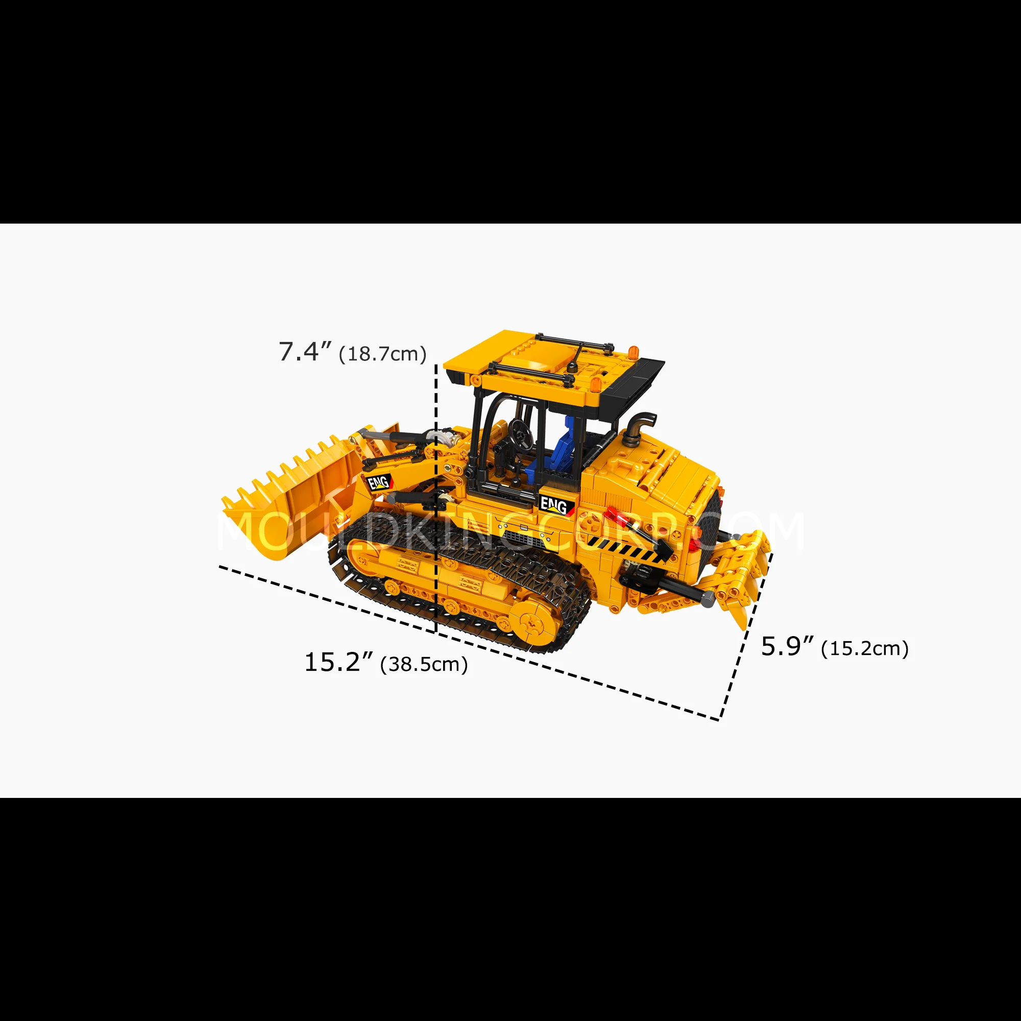 Mould King 17098 Tracked Loading Vehicle Building Set | 1,208 Pcs - Image 6