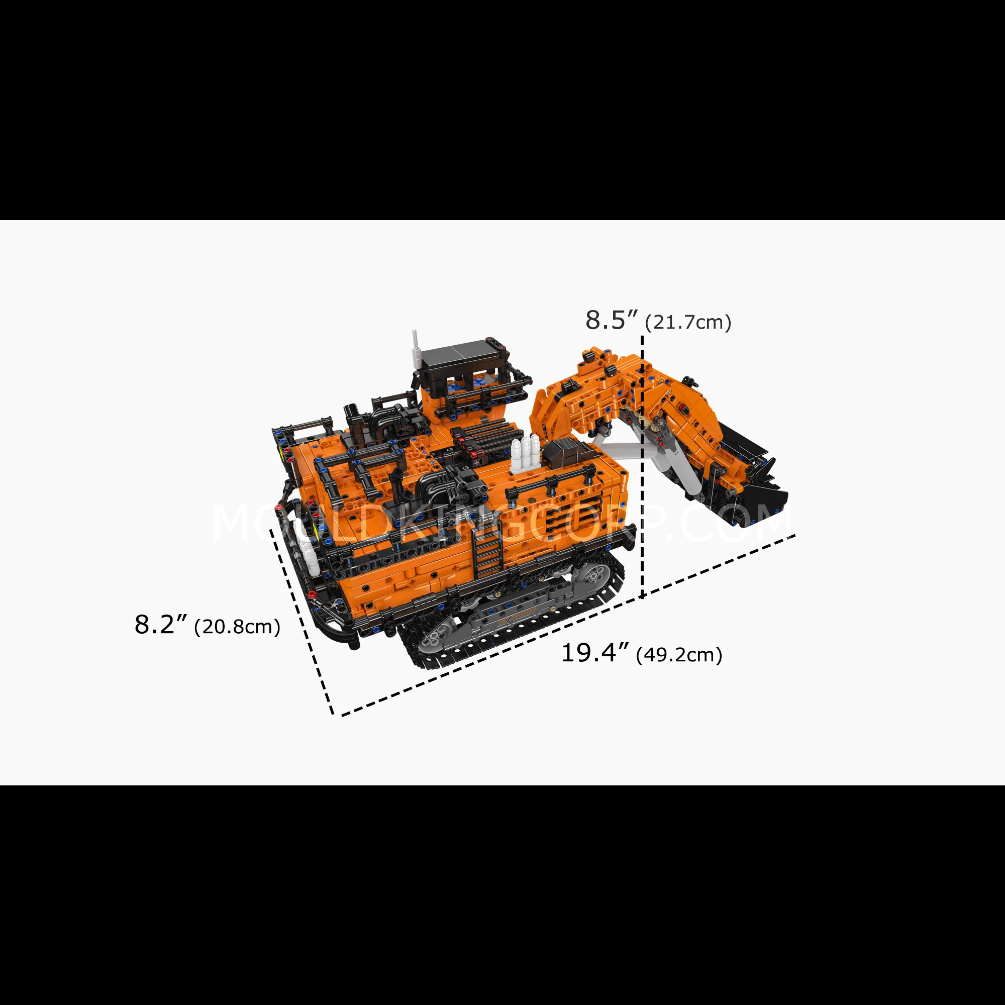 Mould King 17100 EX8000 RC Mining Crawler Excavator Building Set | 2,436 Pcs - Image 6