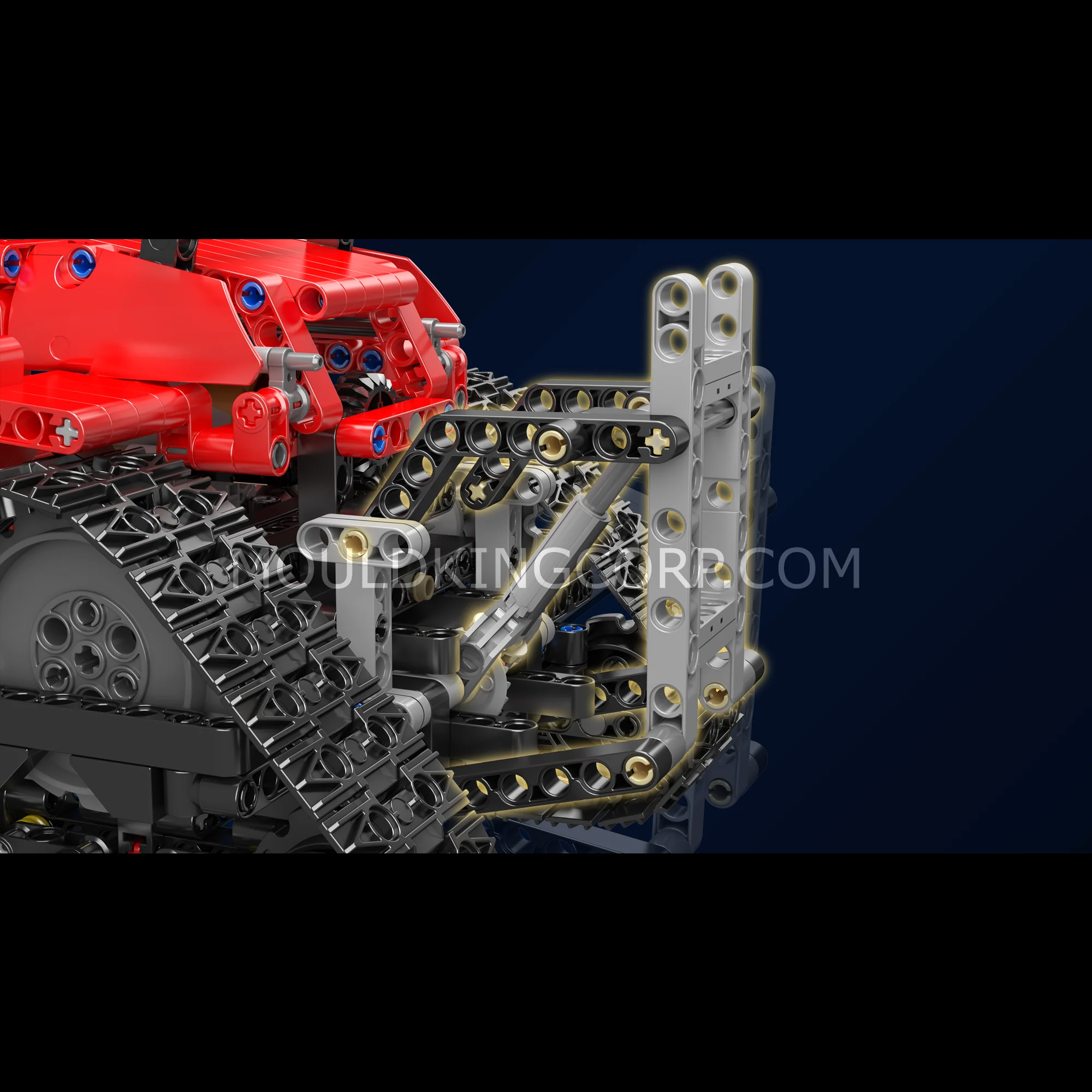 Mould King 18020S Remote Controlled Pneumatic Crawler Tractor Building Set | 1,769 Pcs - Image 5