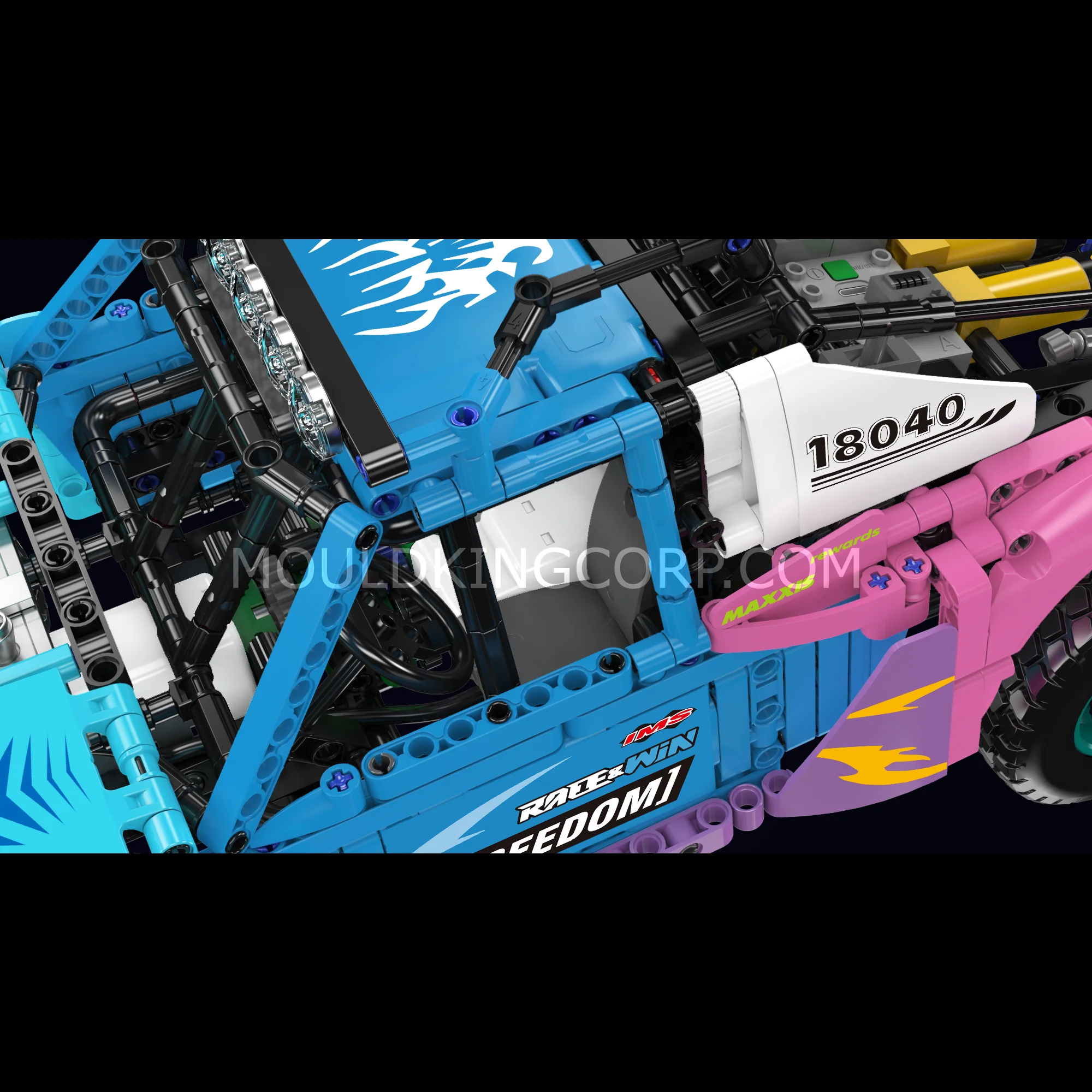 Mould King 18040 RC Desert Trophy Truck with Air Suspension Building Set | 1,573 Pcs - Image 4