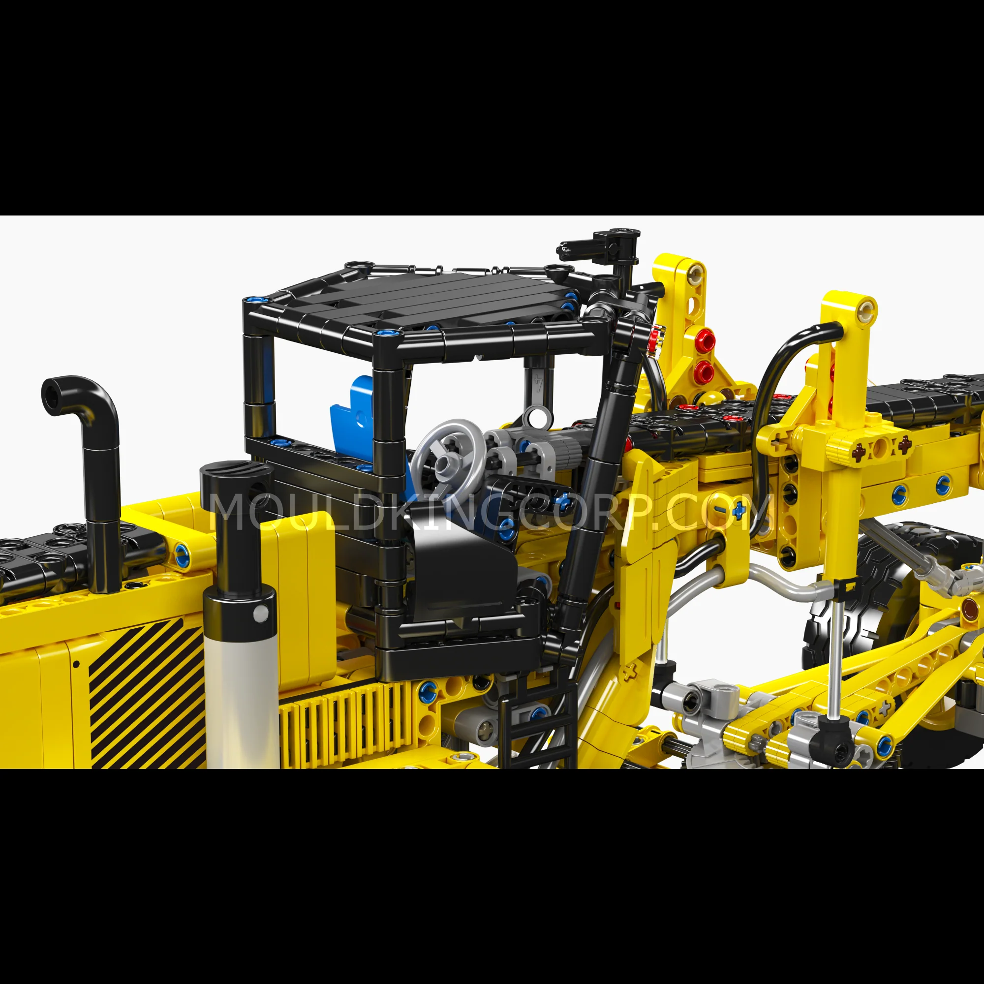 Mould King 19023 GD655-6 Motor Grader Building Set | 1,109 Pcs - Image 2