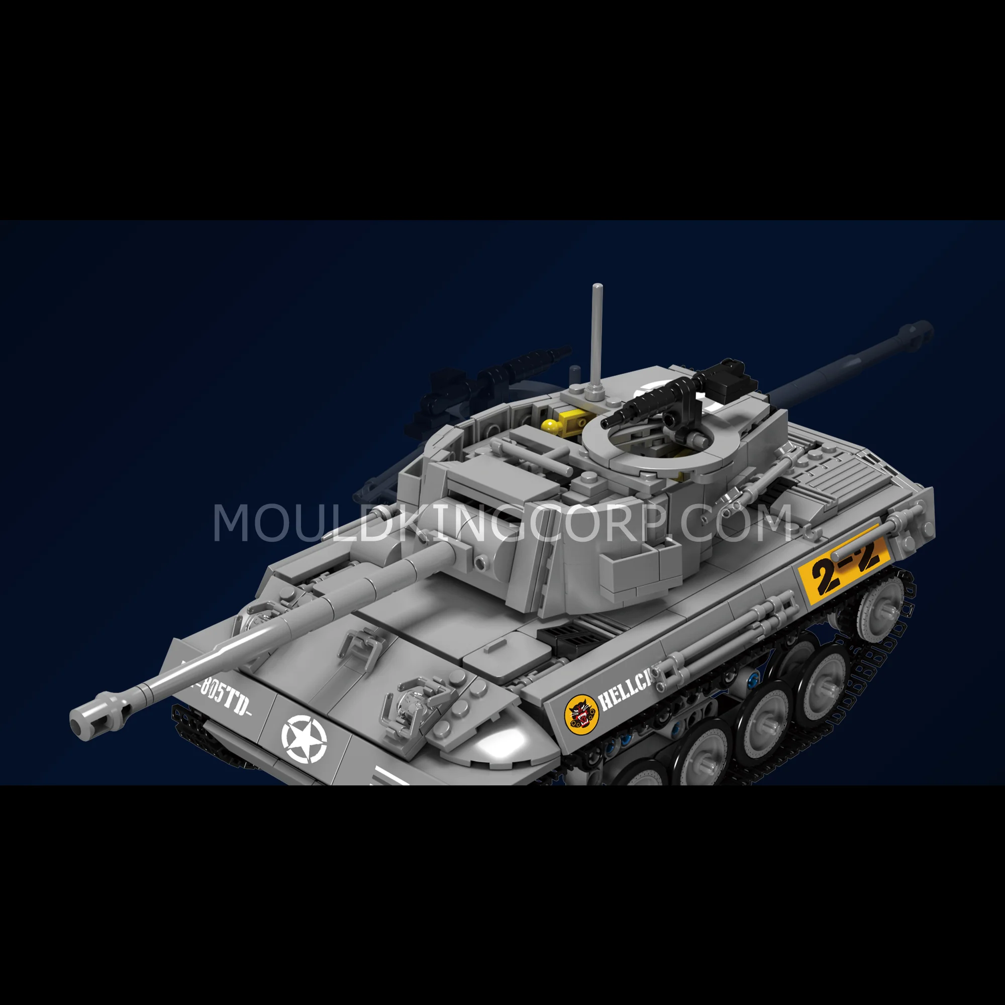 Mould King 20032 M16 Hellcat Tank Destroyer Building Set | 971 Pcs - Image 3