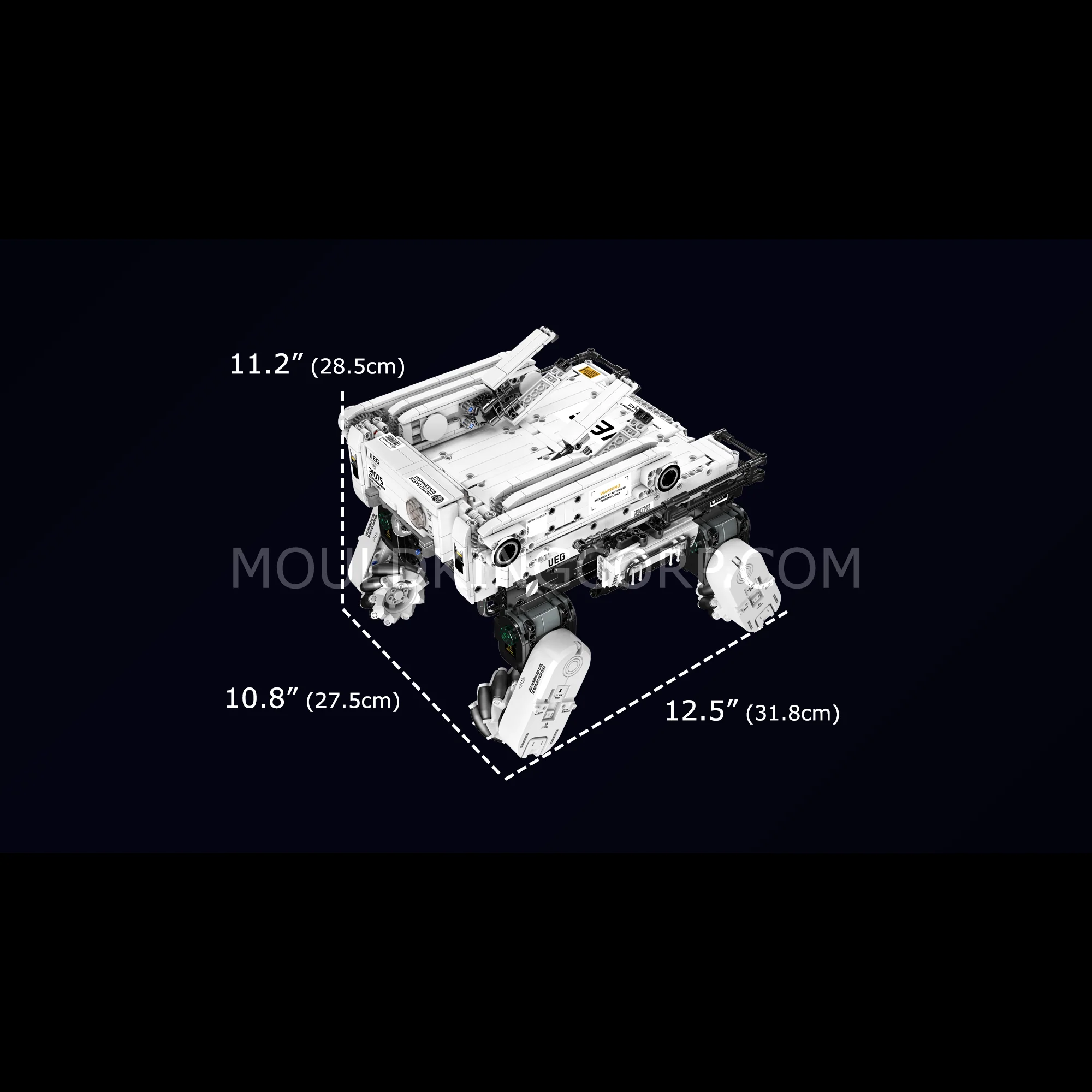 Mould King 21075 UEG All-Terrain Rover Building Set | 1,887 Pcs - Image 6