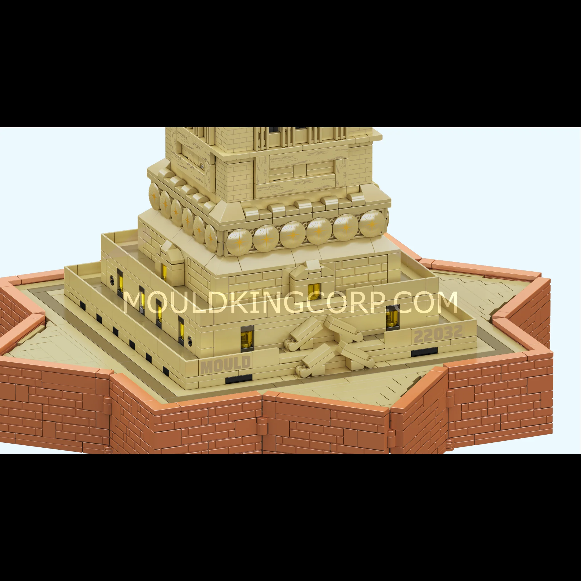 Mould King 22032 Statue of Liberty Architecture Building Set | 2,620 Pcs - Image 3