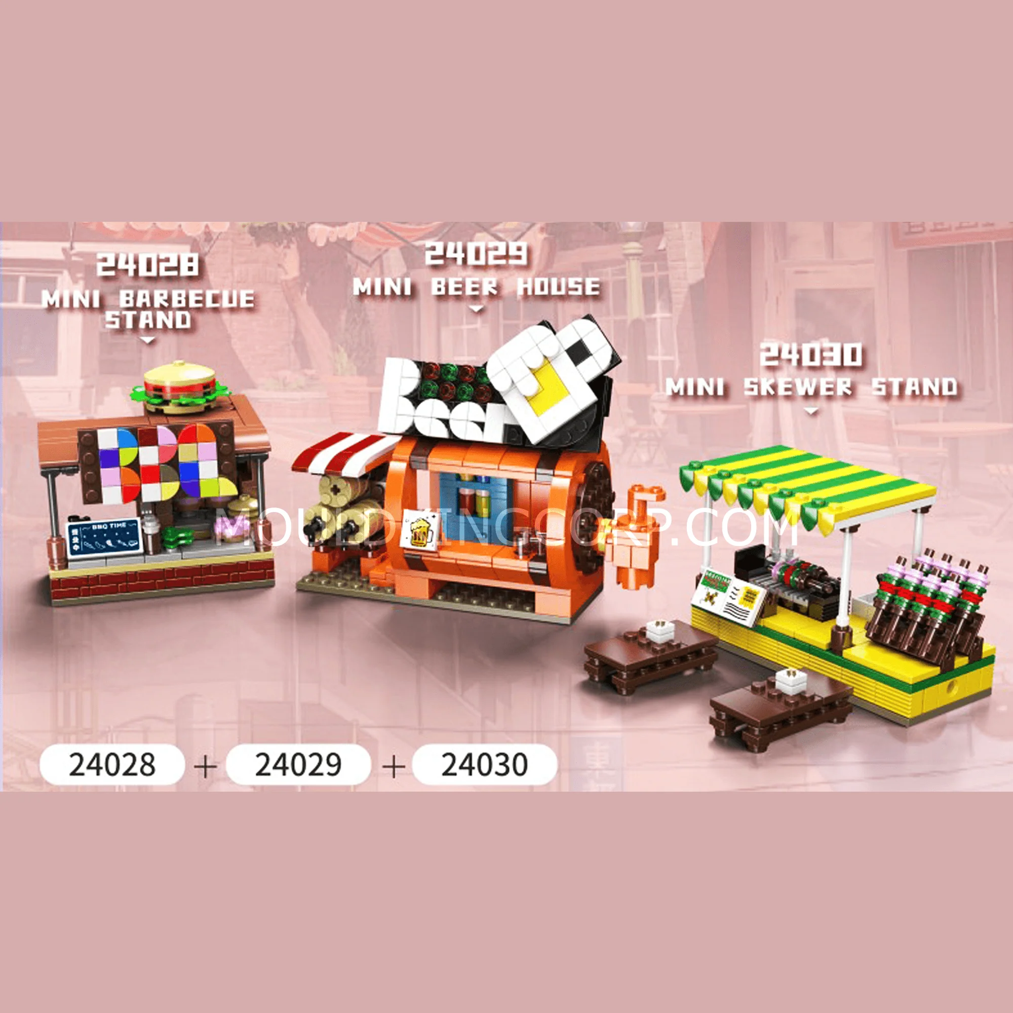 Mould King 24028 BBQ Stand Building Toy Set | 249 Pcs - Image 7