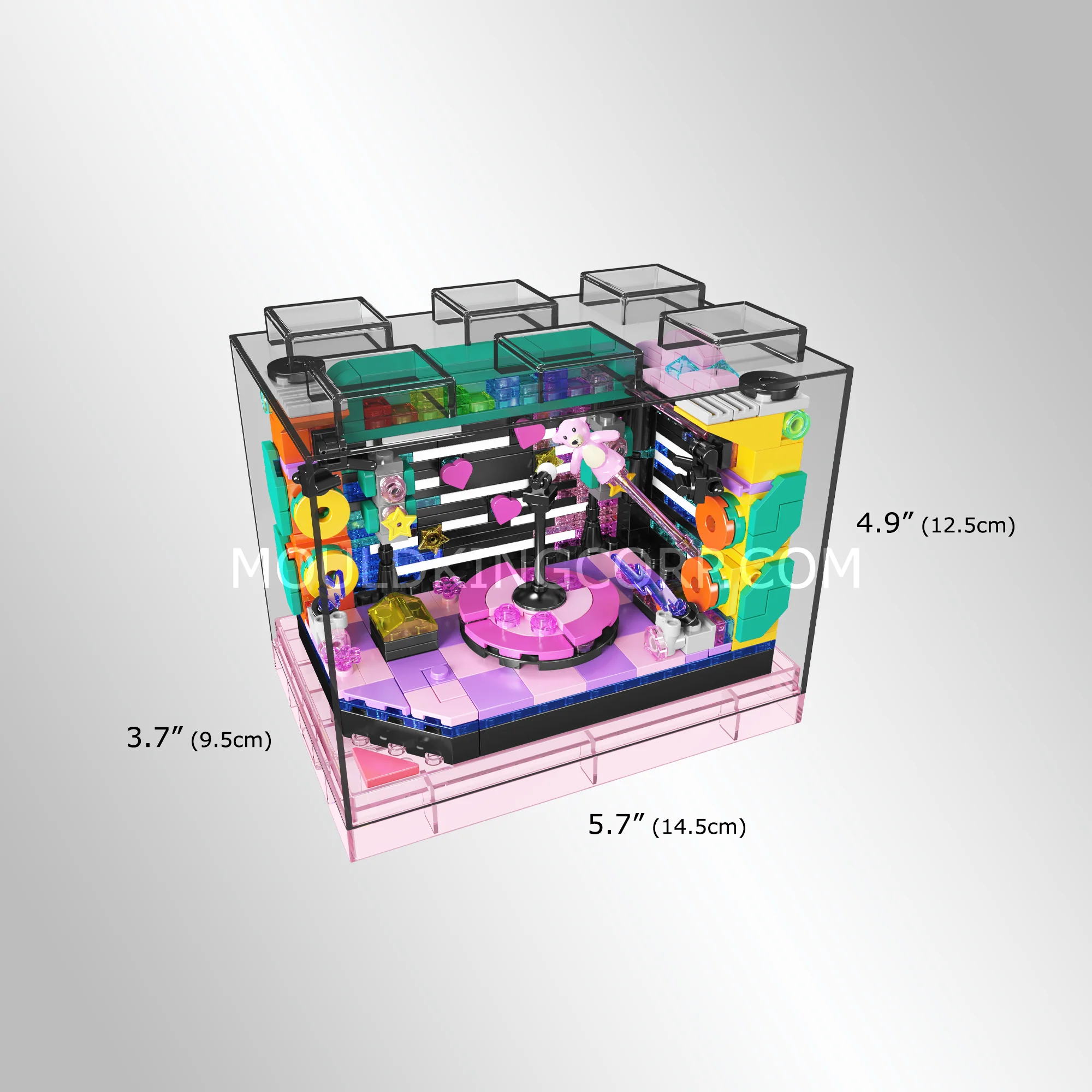 Mould King 24044 Music Recording Studio Building Set | 498 Pcs - Image 5