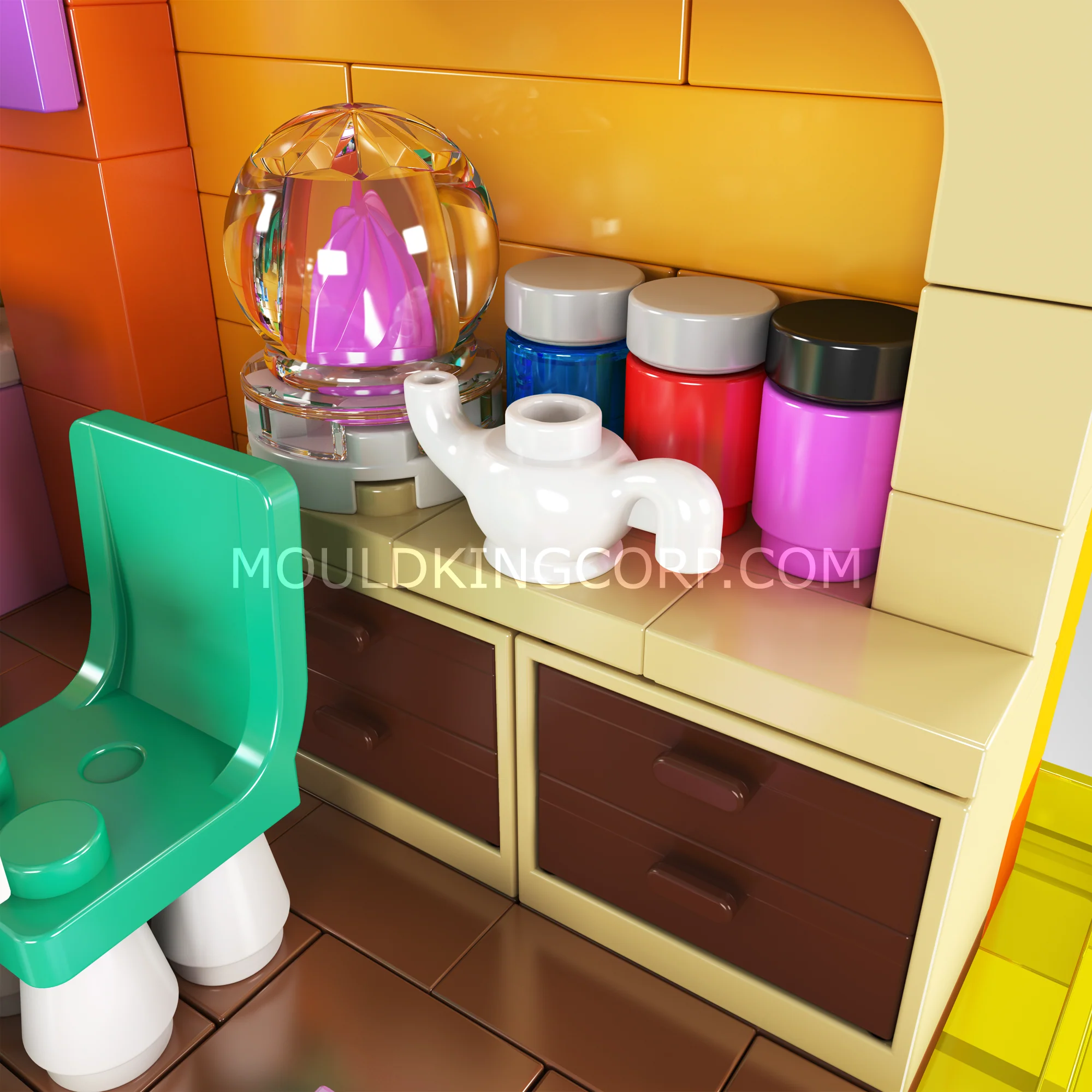 Mould King 24046 HOME Restaurant Building Set | 300 Pcs - Image 2