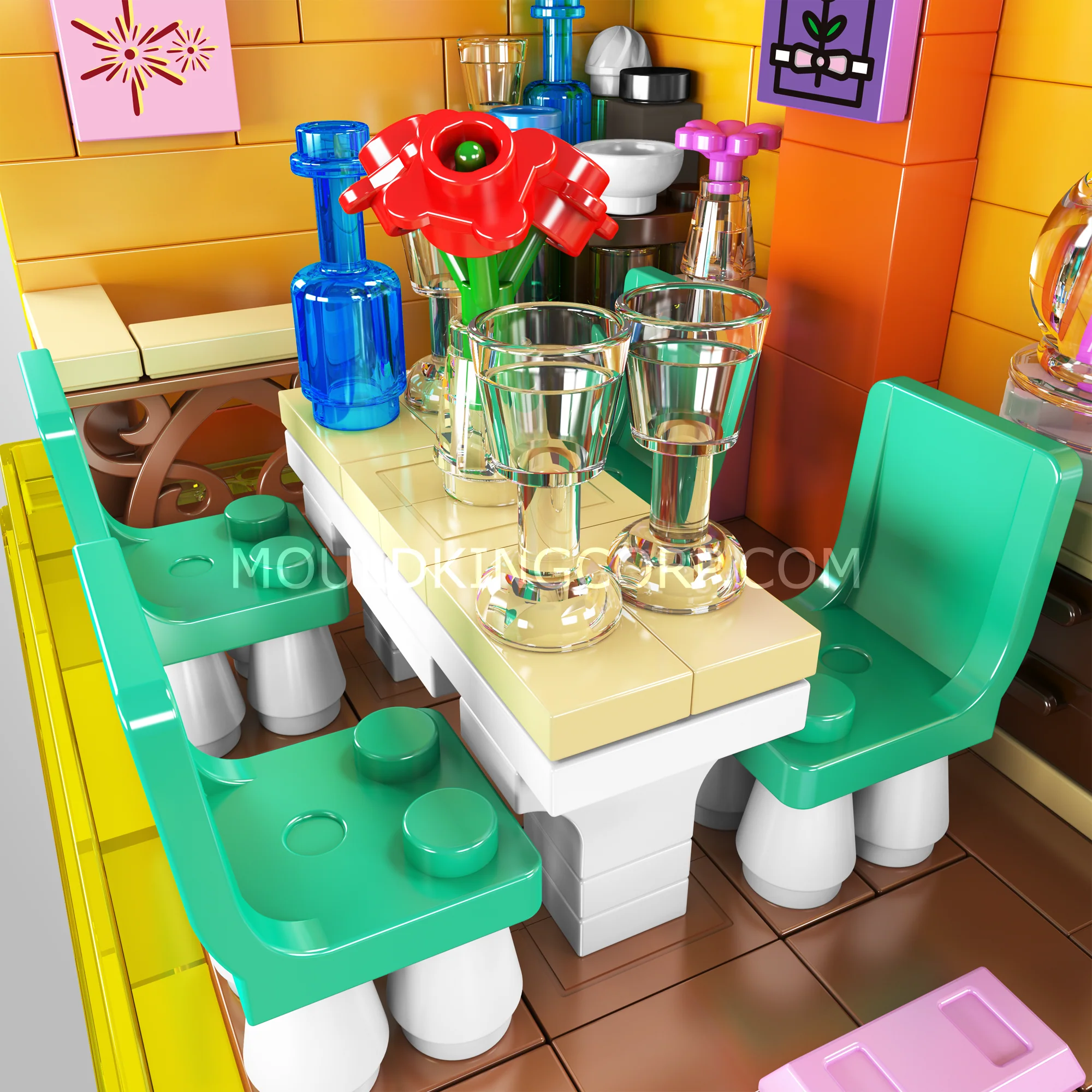 Mould King 24046 HOME Restaurant Building Set | 300 Pcs - Image 3