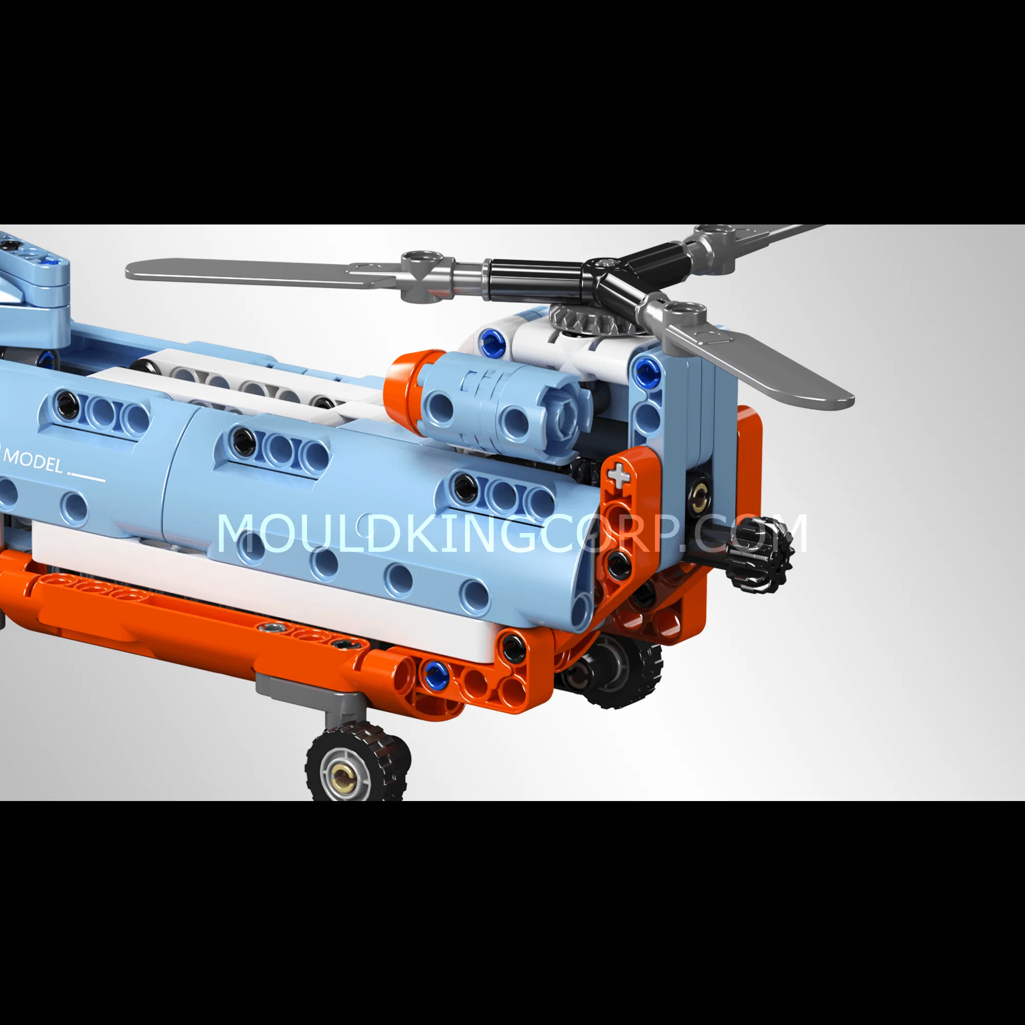Mould King 24050 Tandem Rotor Helicopter Building Toy Set | 270 Pcs - Image 3