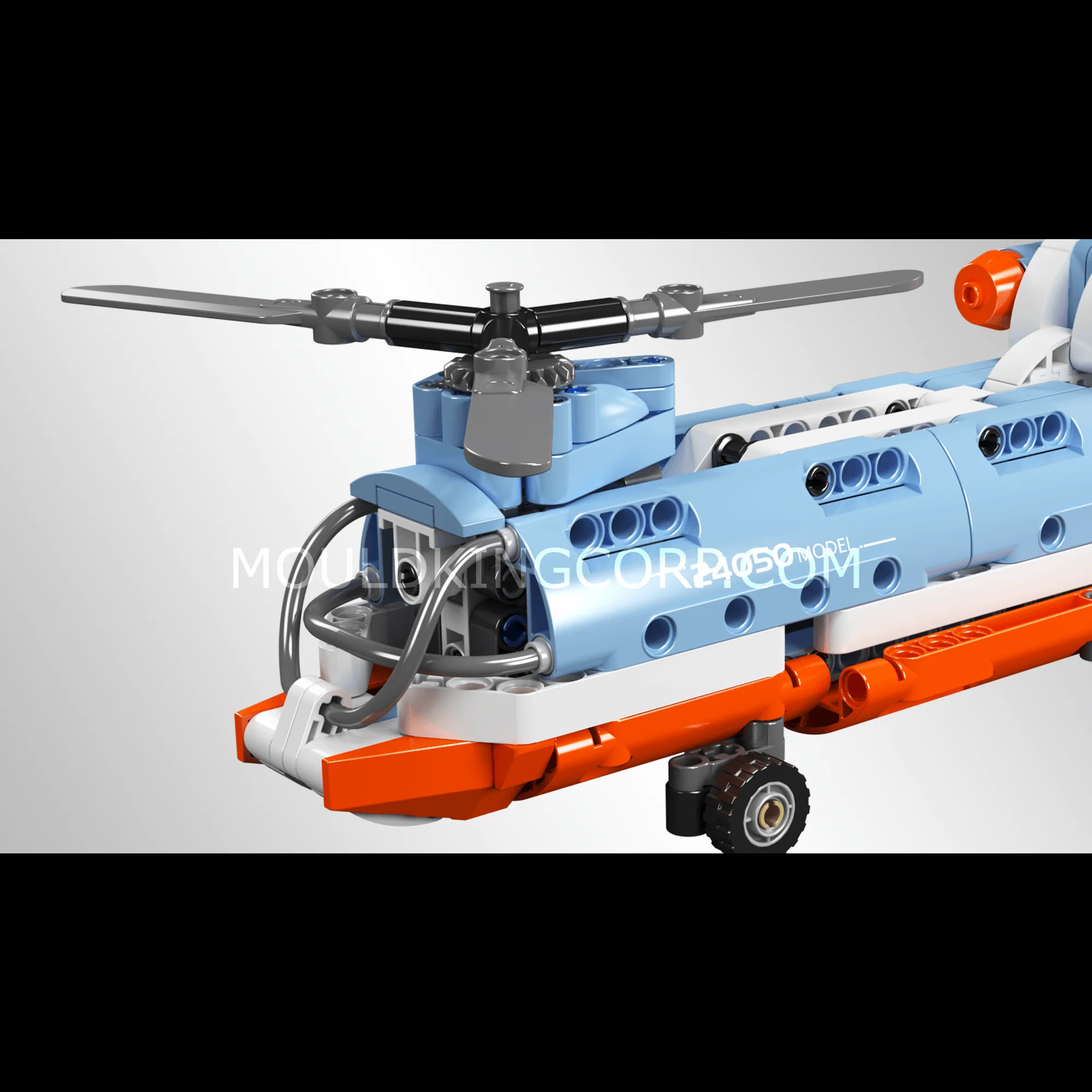 Mould King 24050 Tandem Rotor Helicopter Building Toy Set | 270 Pcs - Image 4