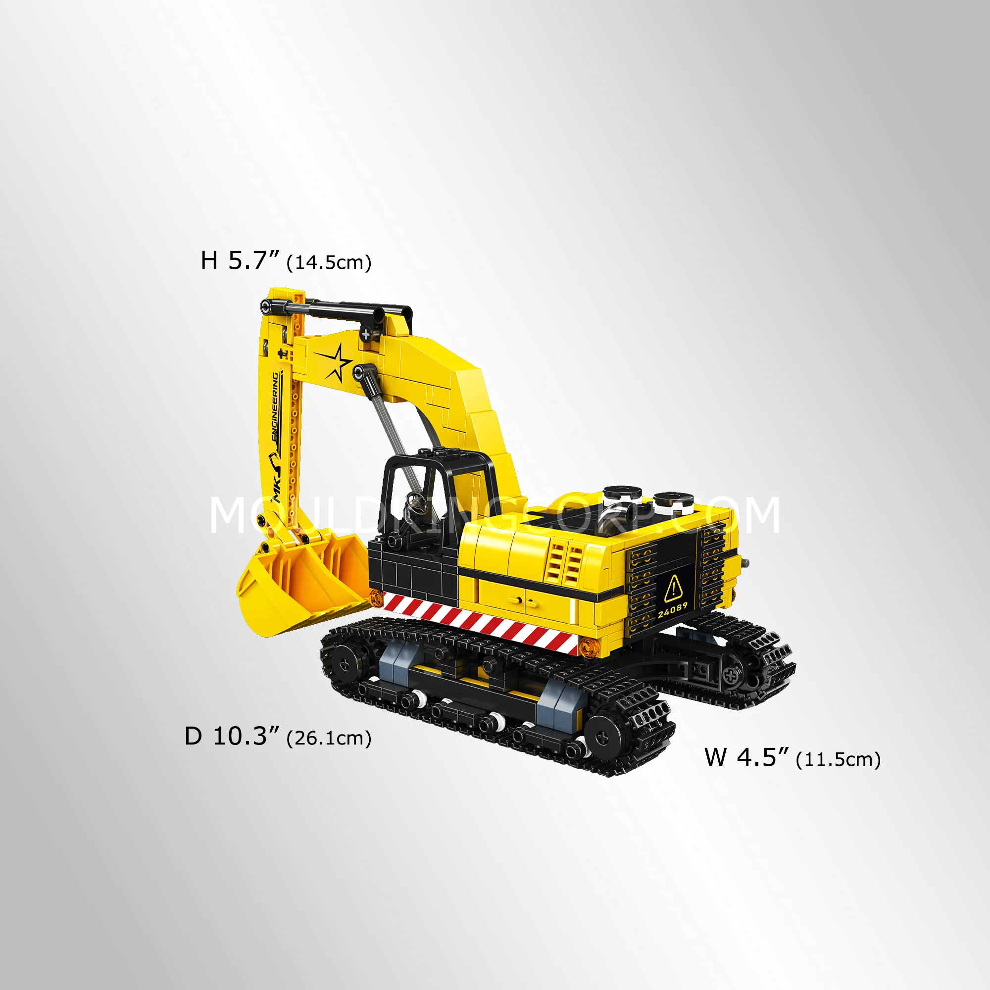 Mould King 24089 Mini Excavator Building Set | 705 PCS - Image 5