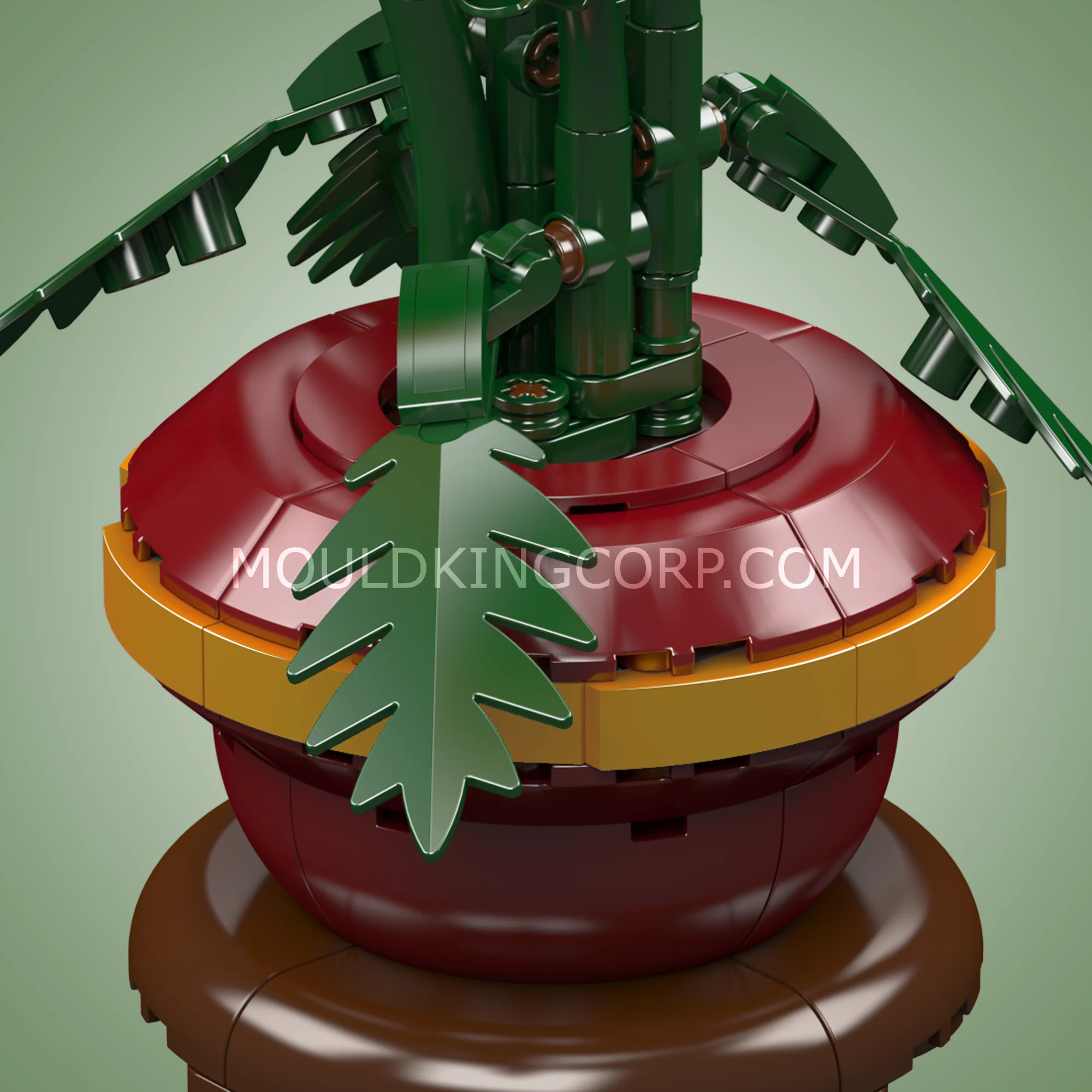 Mould King 24118 Chrysanthemum Potted Plant  Building Block Set | 417 Pcs - Image 3
