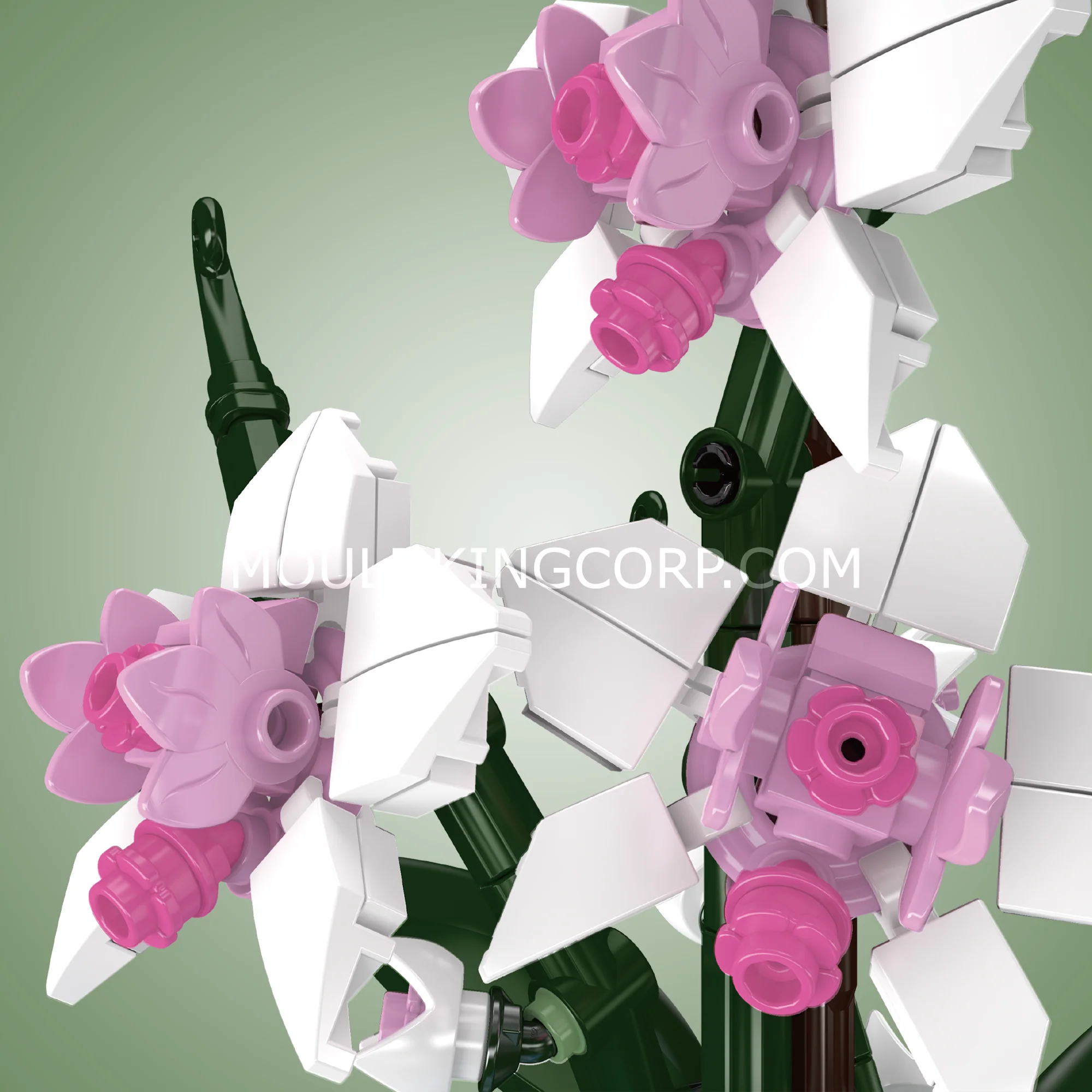 Mould King 24119 Orchid Botanical Building Set | 386 Pcs - Image 2