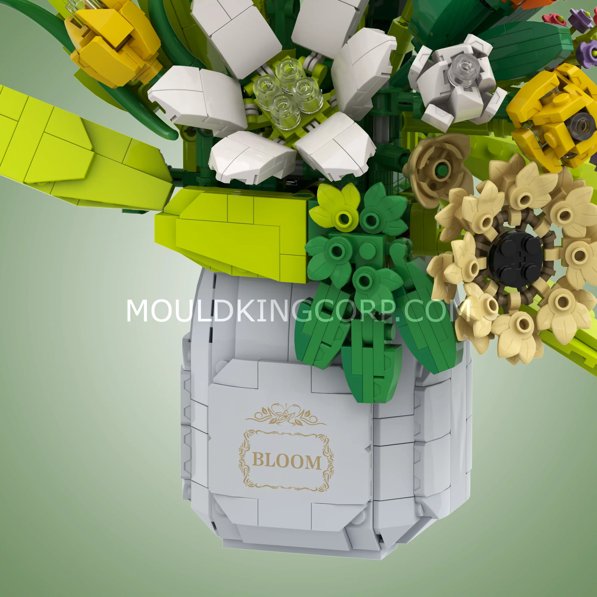 Mould King 24124 Spring Whisper Bouquet Floral Building Set | 1,040 Pcs - Image 5