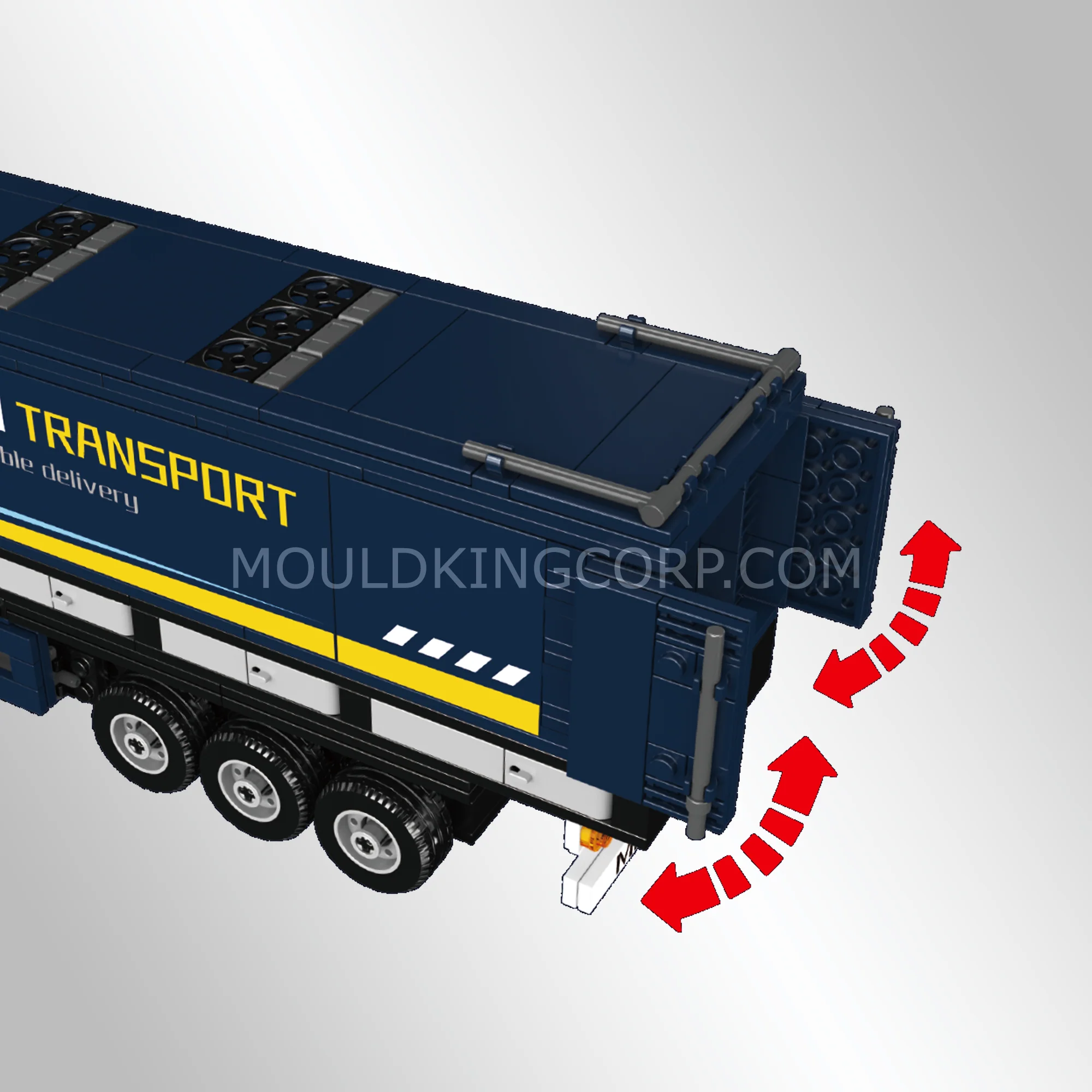 Mould King 24125 Container Freight Truck Building Set | 972 Pcs - Image 2