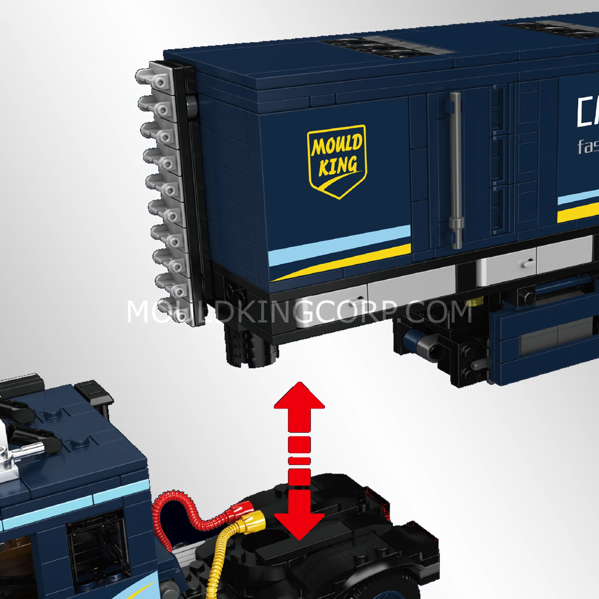 Mould King 24125 Container Freight Truck Building Set | 972 Pcs - Image 3
