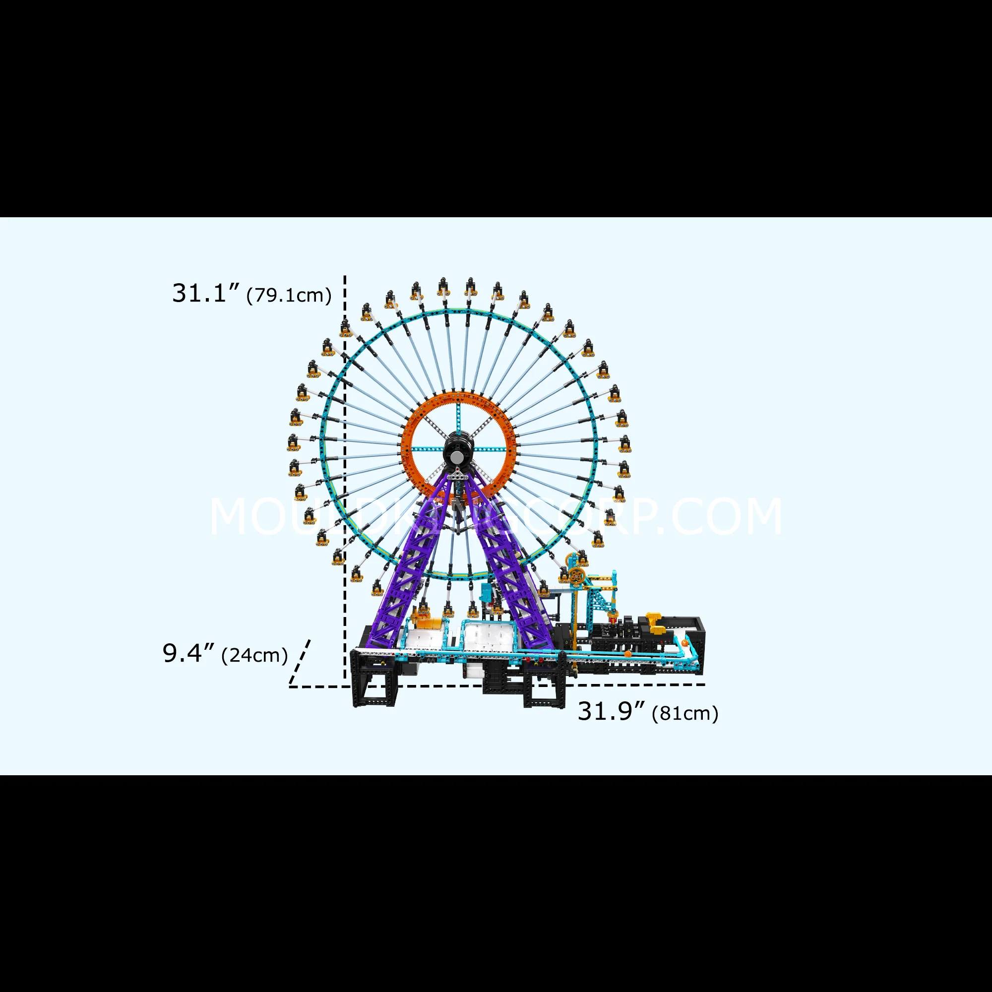 Mould King 26018 Great Ball Contraption Ferris Wheel Building Set | 4,402 Pcs - Image 6