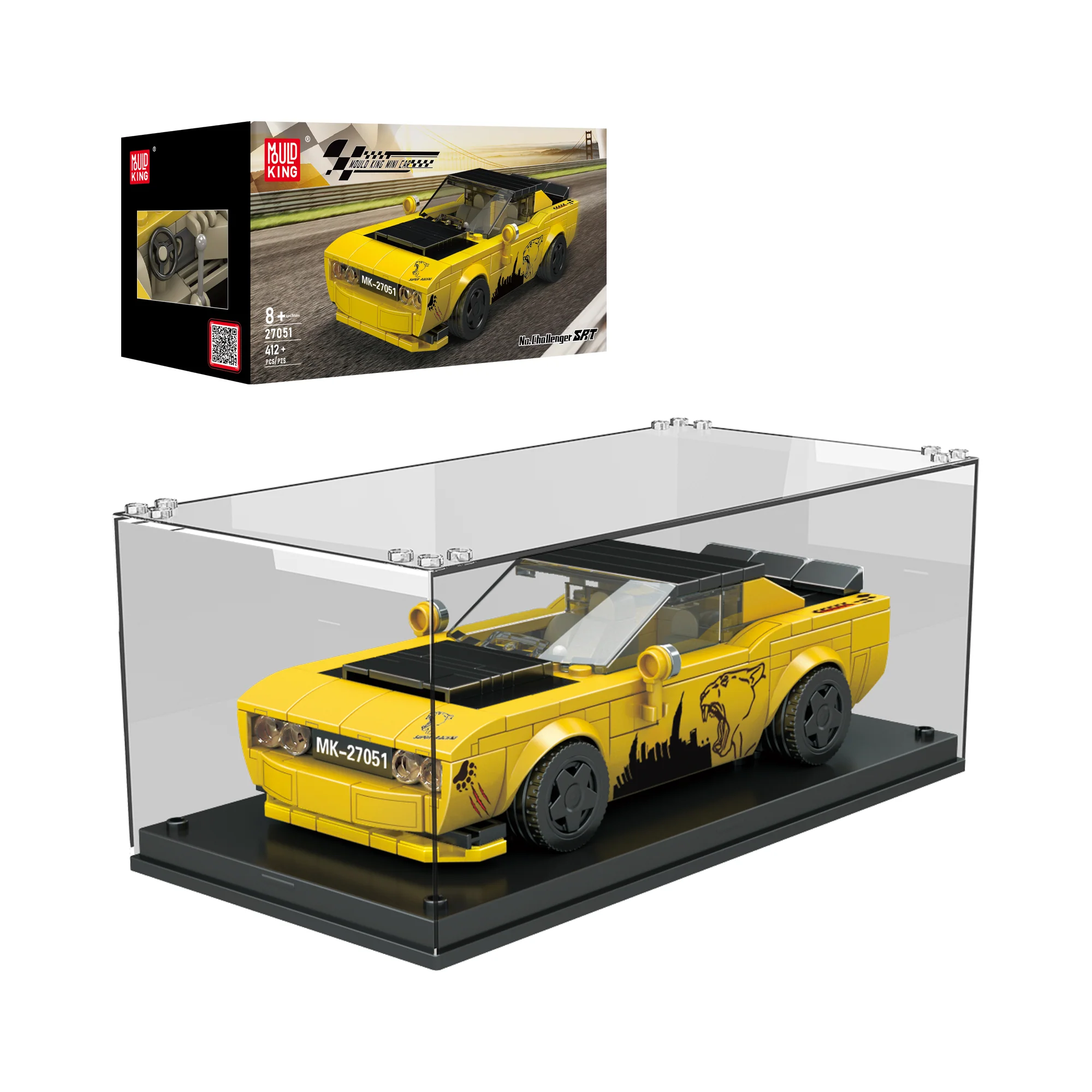 Mould King 27051 Challenger SRT Car Building Set | 368 Pcs