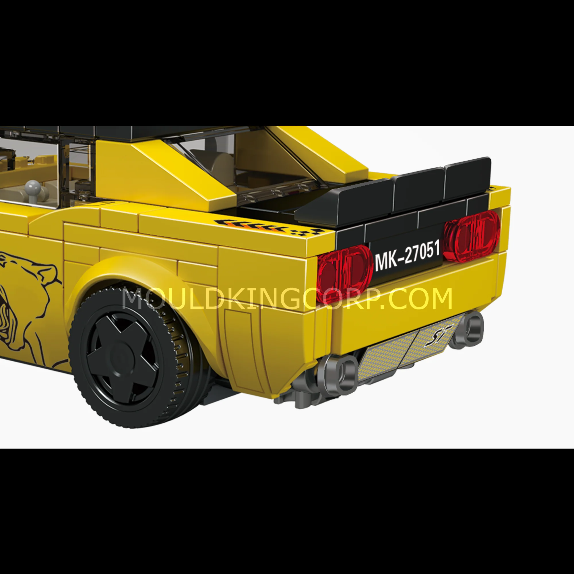 Mould King 27051 Challenger SRT Car Building Set | 368 Pcs - Image 5