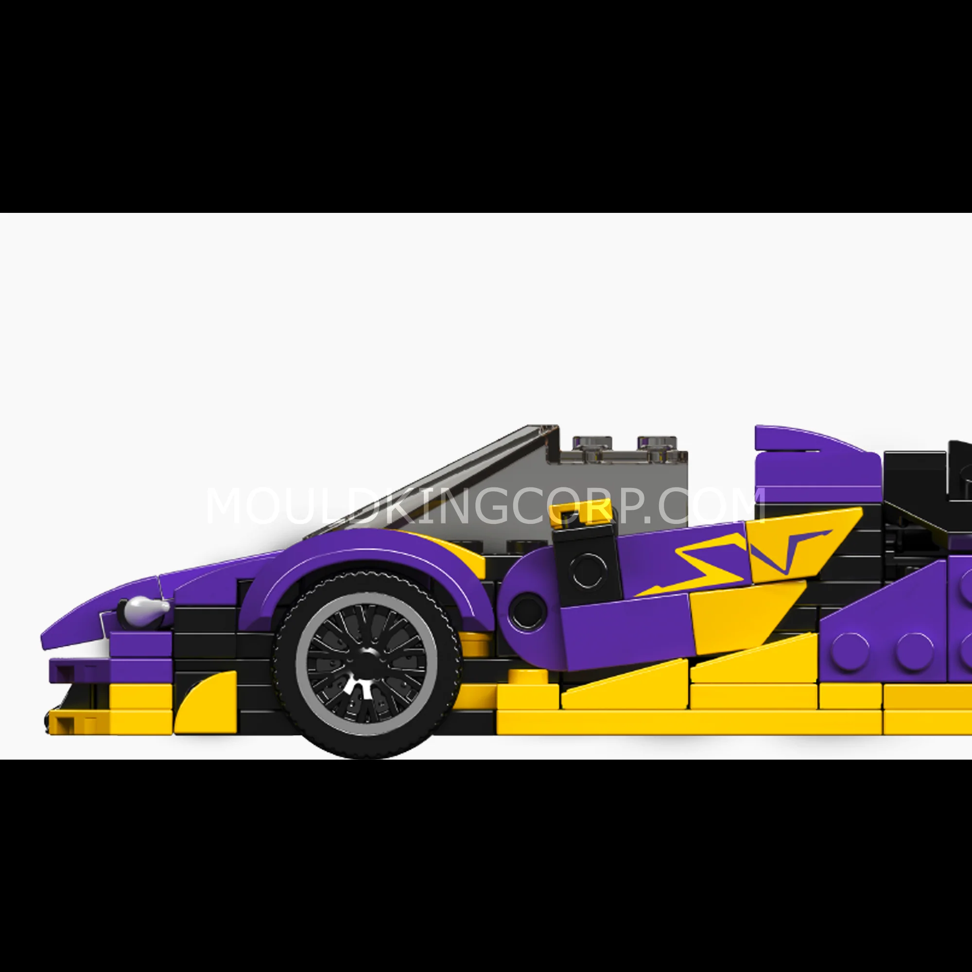 Mould King 27054 Centennial Bull Supercar Building Set | 344 Pcs - Image 3