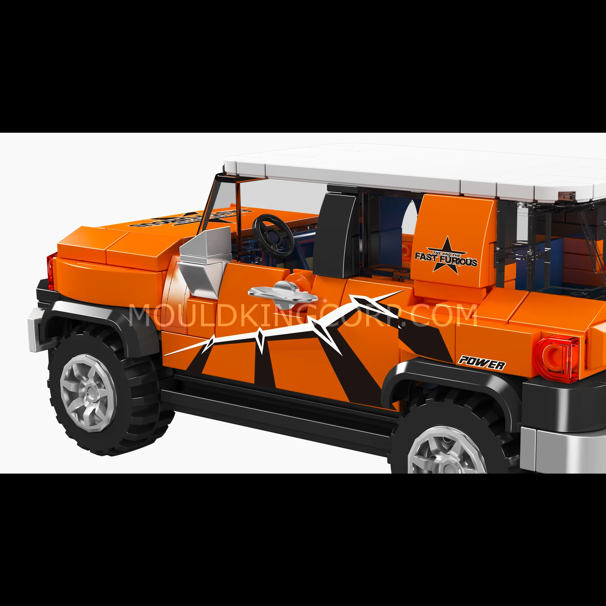 Mould King 27059 FJ Cruiser SUV Building Set | 414 Pcs - Image 5