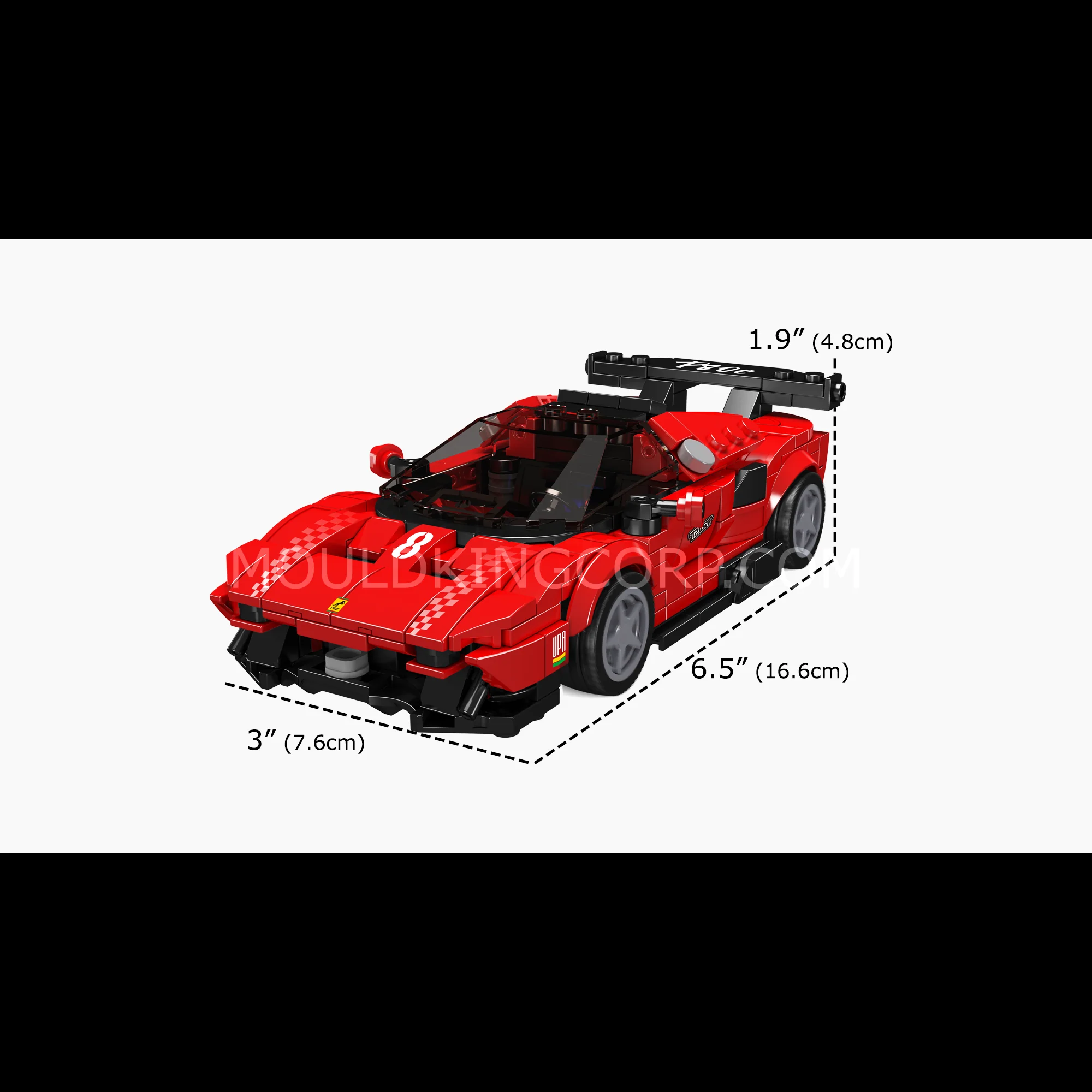 Mould King 27069 P80C Super Car Model Building Set | 449 Pcs - Image 6